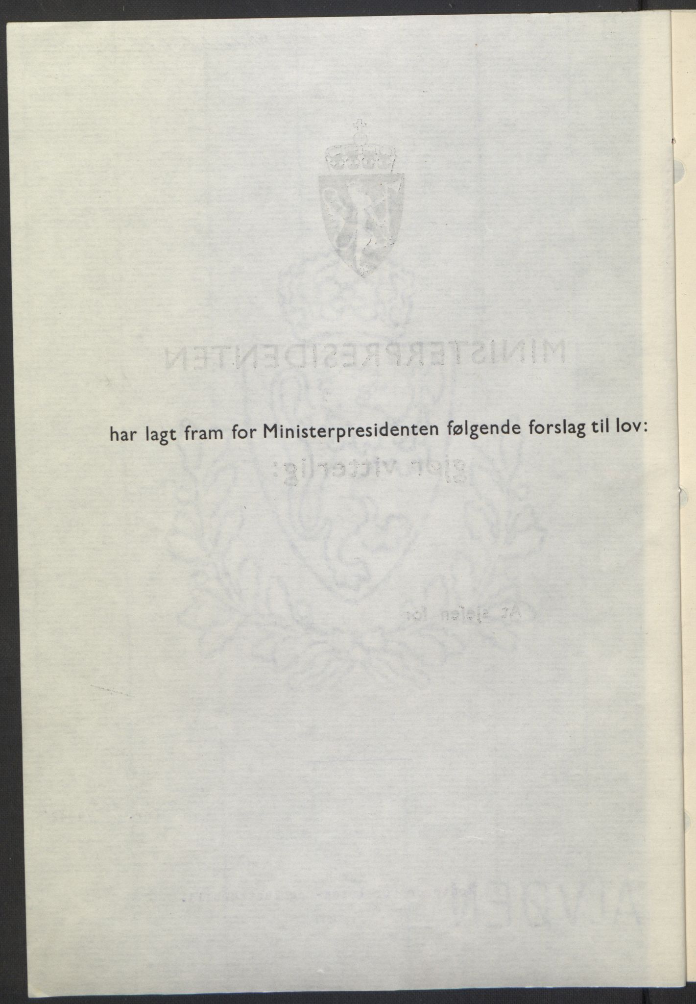 NS-administrasjonen 1940-1945 (Statsrådsekretariatet, de kommisariske statsråder mm), RA/S-4279/D/Db/L0098: Lover II, 1942, p. 435