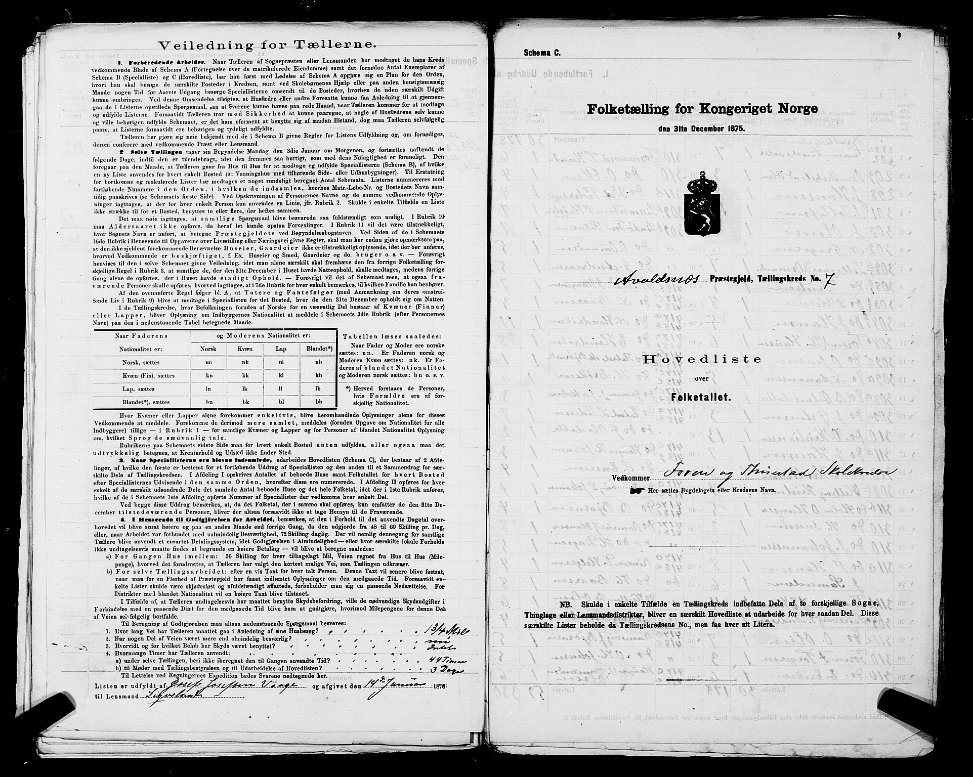 SAST, 1875 census for 1147L Avaldsnes/Avaldsnes og Kopervik, 1875, p. 26