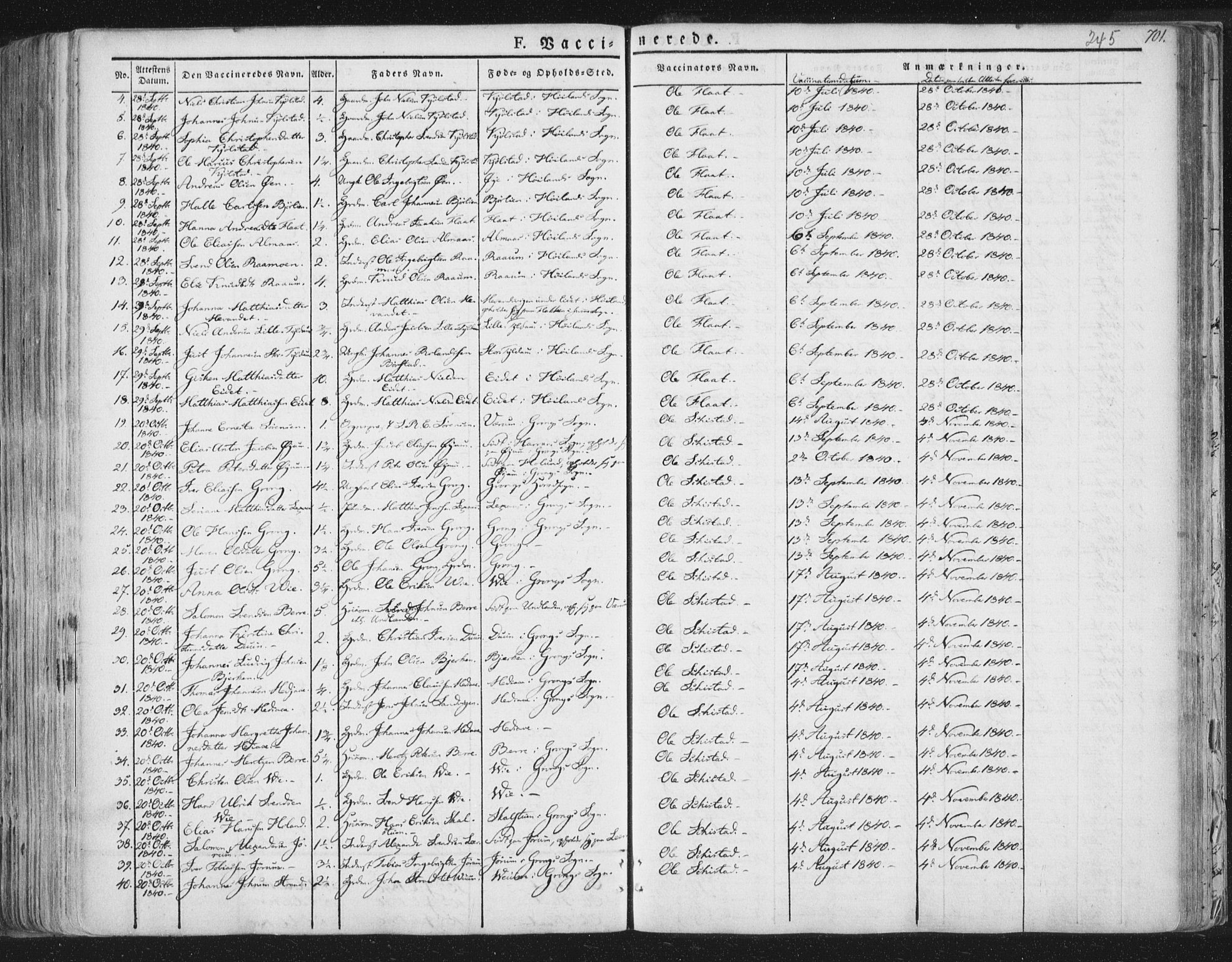 Ministerialprotokoller, klokkerbøker og fødselsregistre - Nord-Trøndelag, AV/SAT-A-1458/758/L0513: Parish register (official) no. 758A02 /1, 1839-1868, p. 245