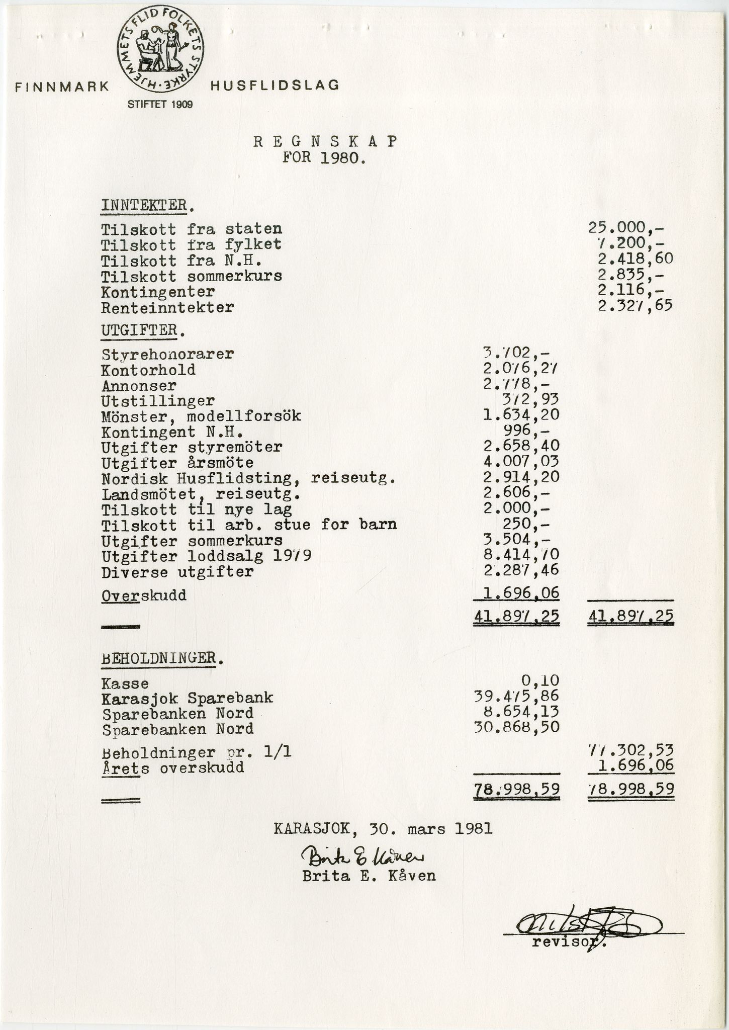 Finnmark Husflidslag, FMFB/A-1134/A/L0002: Møtebok, 1971-1983, p. 204