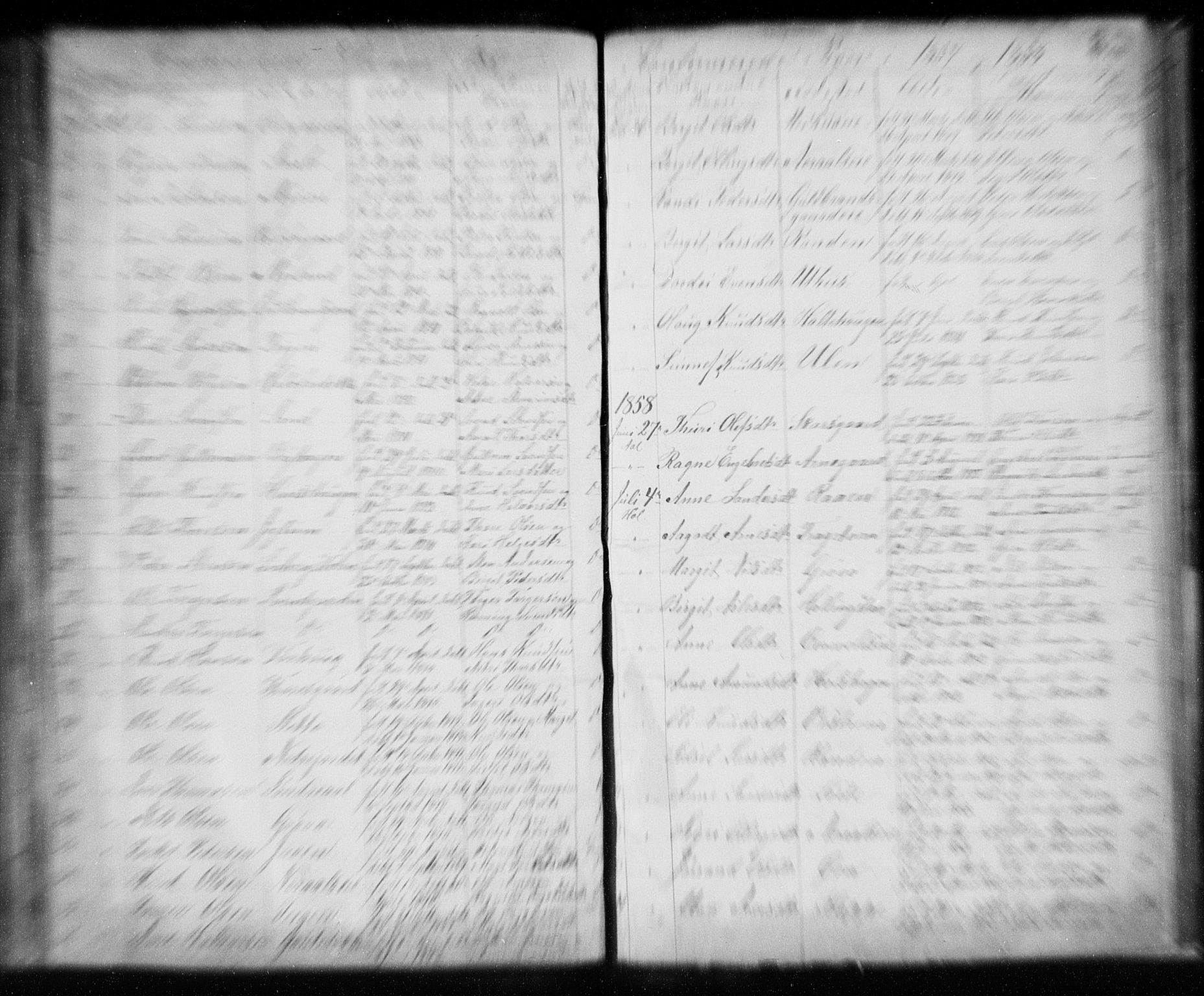 Hol kirkebøker, AV/SAKO-A-227/F/Fa/L0001: Parish register (official) no. I 1, 1850-1870, p. 107-108