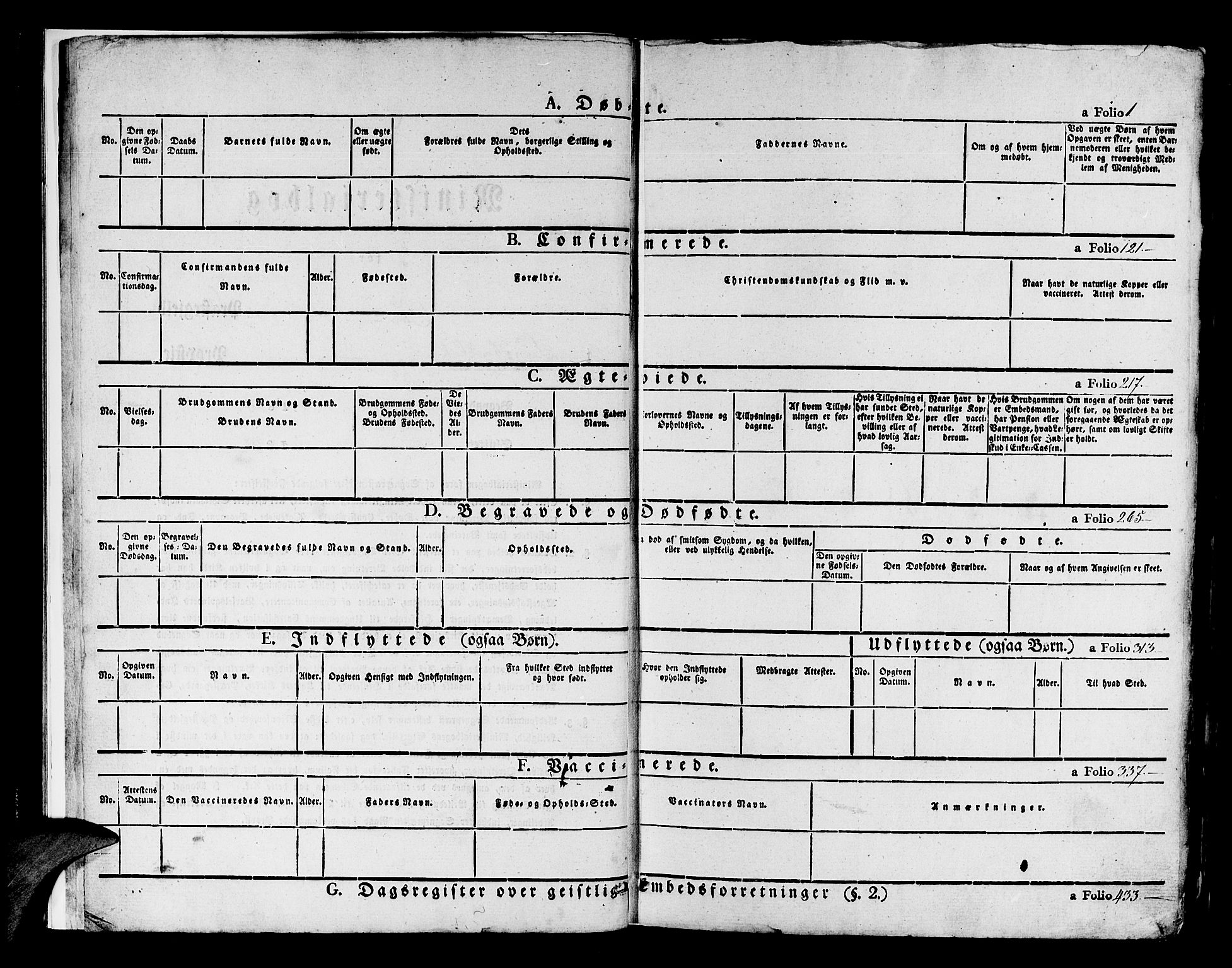 Os sokneprestembete, SAB/A-99929: Parish register (official) no. A 14, 1826-1839
