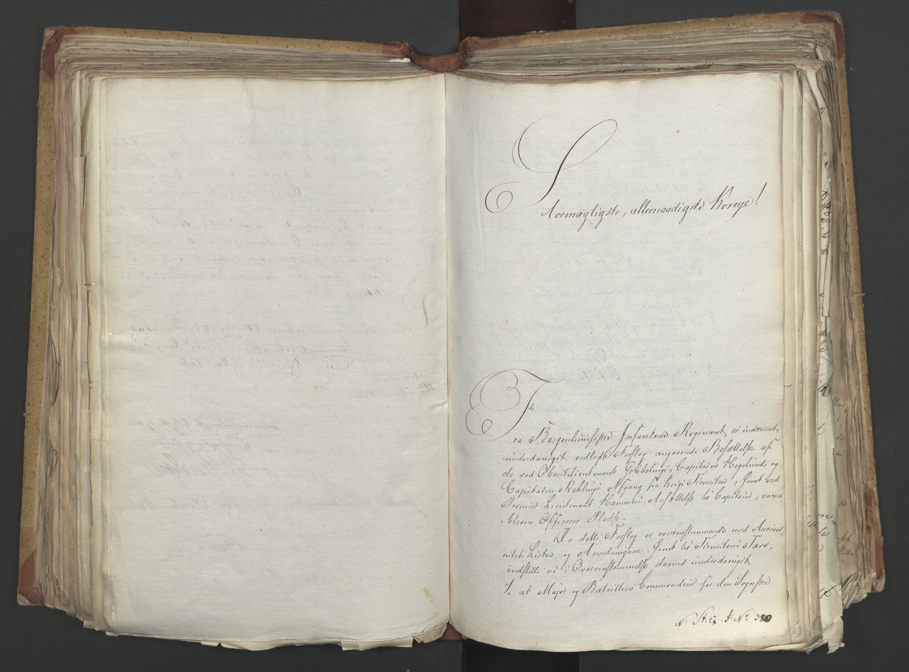 Statsrådsavdelingen i Stockholm, RA/S-1003/D/Da/L0002: Regjeringsinnstillinger nr. 263-518, 1815, p. 256