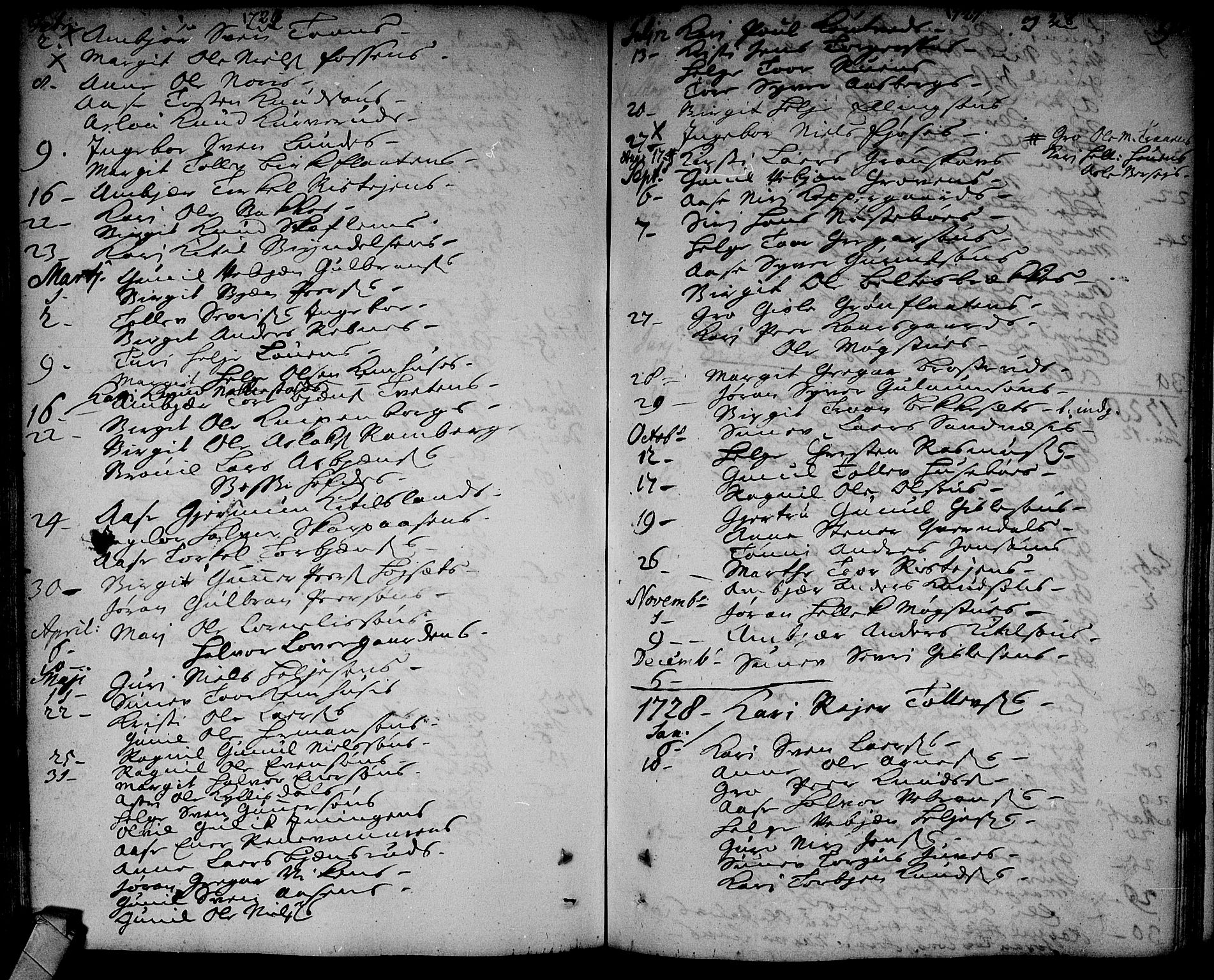 Rollag kirkebøker, SAKO/A-240/F/Fa/L0002: Parish register (official) no. I 2, 1714-1742, p. 91