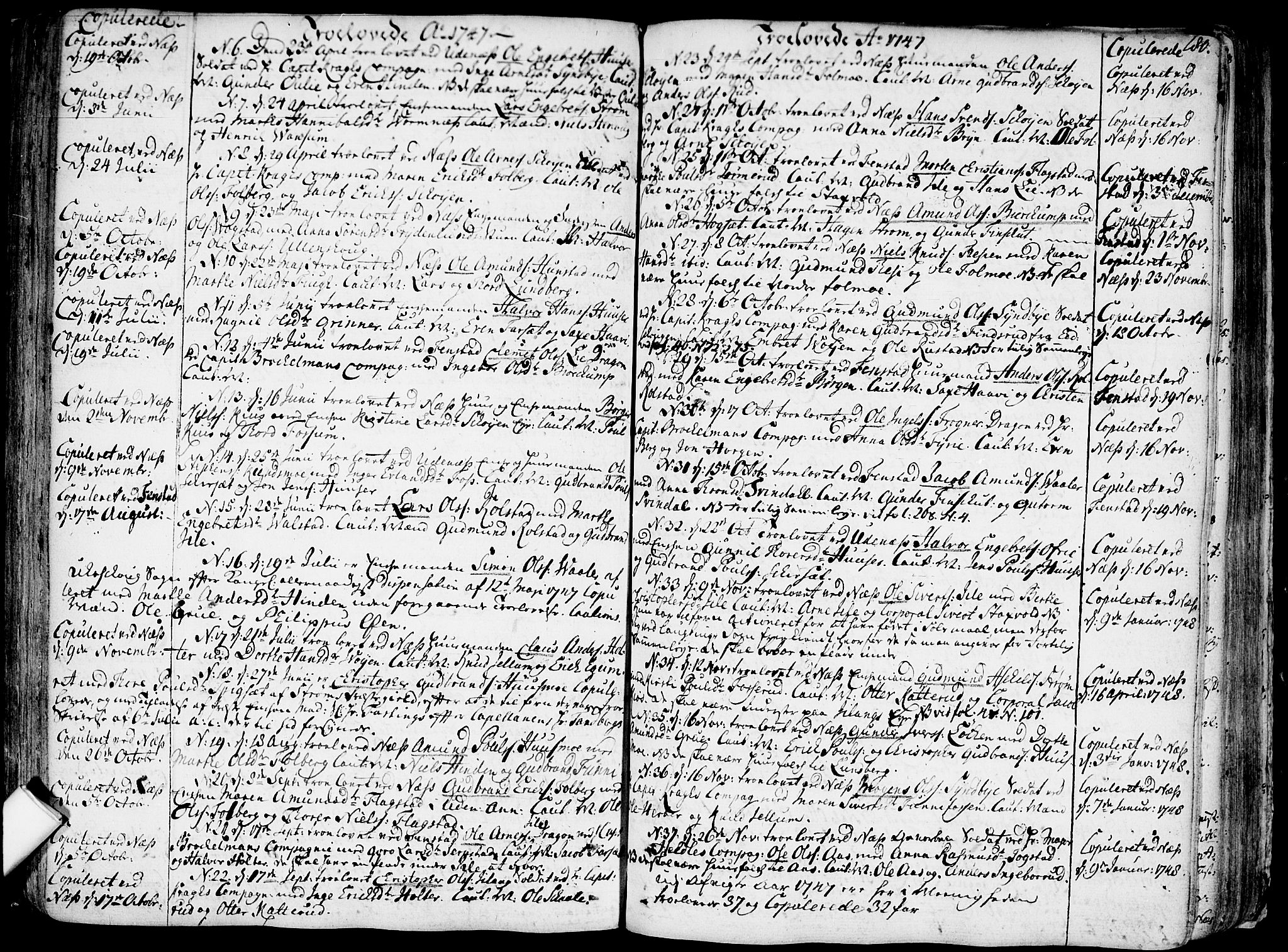 Nes prestekontor Kirkebøker, AV/SAO-A-10410/F/Fa/L0003: Parish register (official) no. I 3, 1734-1781, p. 180