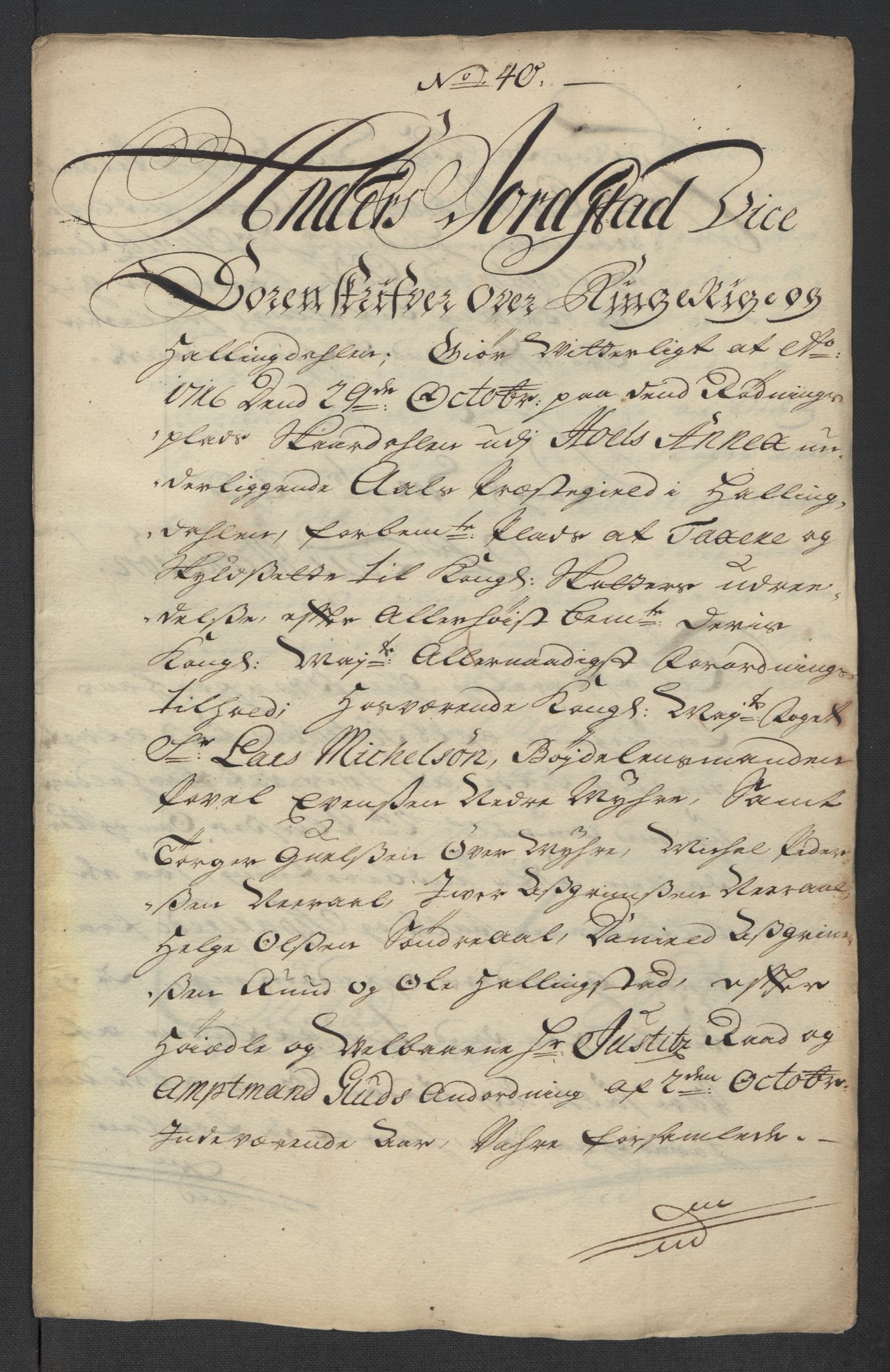 Rentekammeret inntil 1814, Reviderte regnskaper, Fogderegnskap, AV/RA-EA-4092/R23/L1474: Fogderegnskap Ringerike og Hallingdal, 1716, p. 224