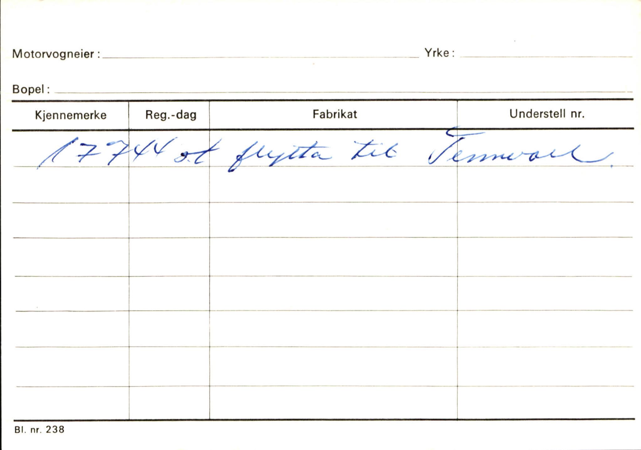 Statens vegvesen, Sogn og Fjordane vegkontor, AV/SAB-A-5301/4/F/L0131: Eigarregister Høyanger P-Å. Stryn S-Å, 1945-1975, p. 304