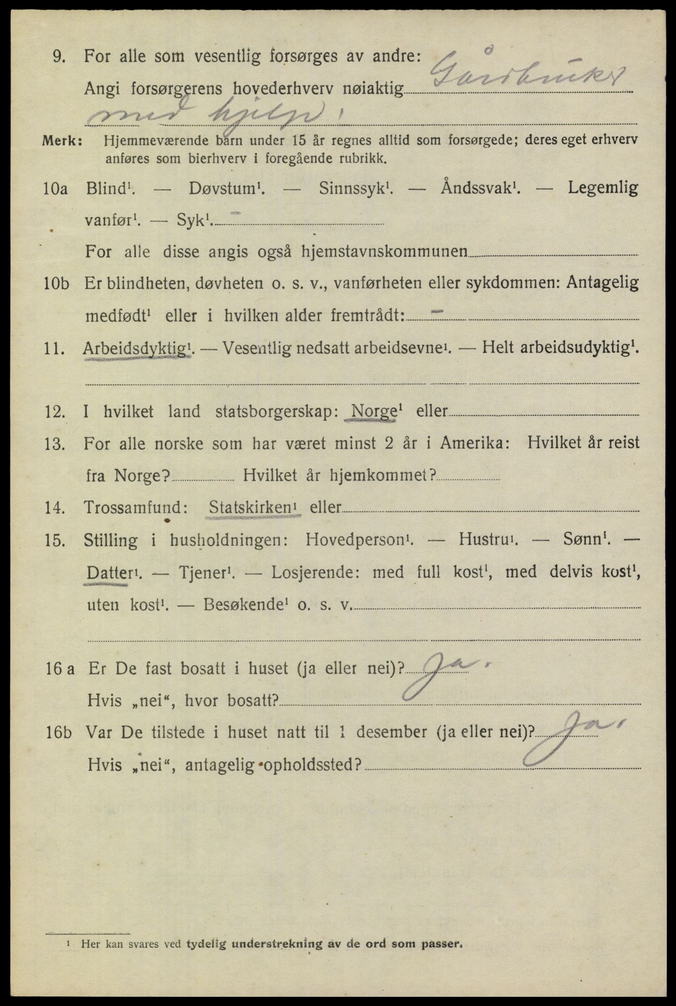 SAO, 1920 census for Høland, 1920, p. 4546