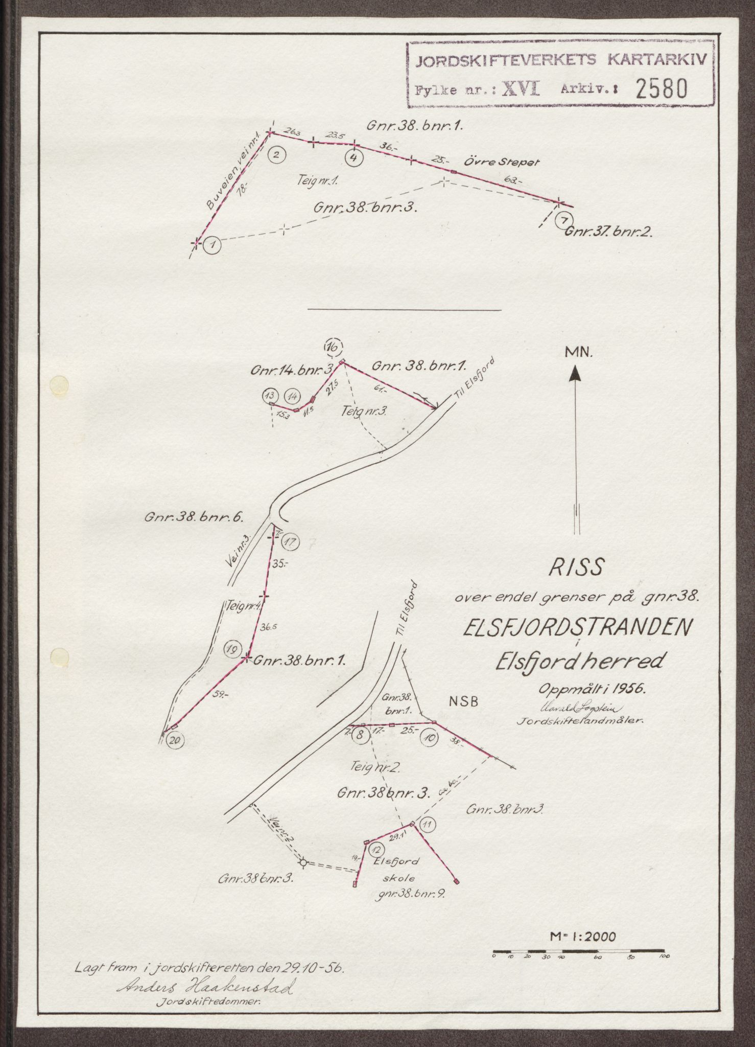 Jordskifteverkets kartarkiv, RA/S-3929/T, 1859-1988, p. 3295