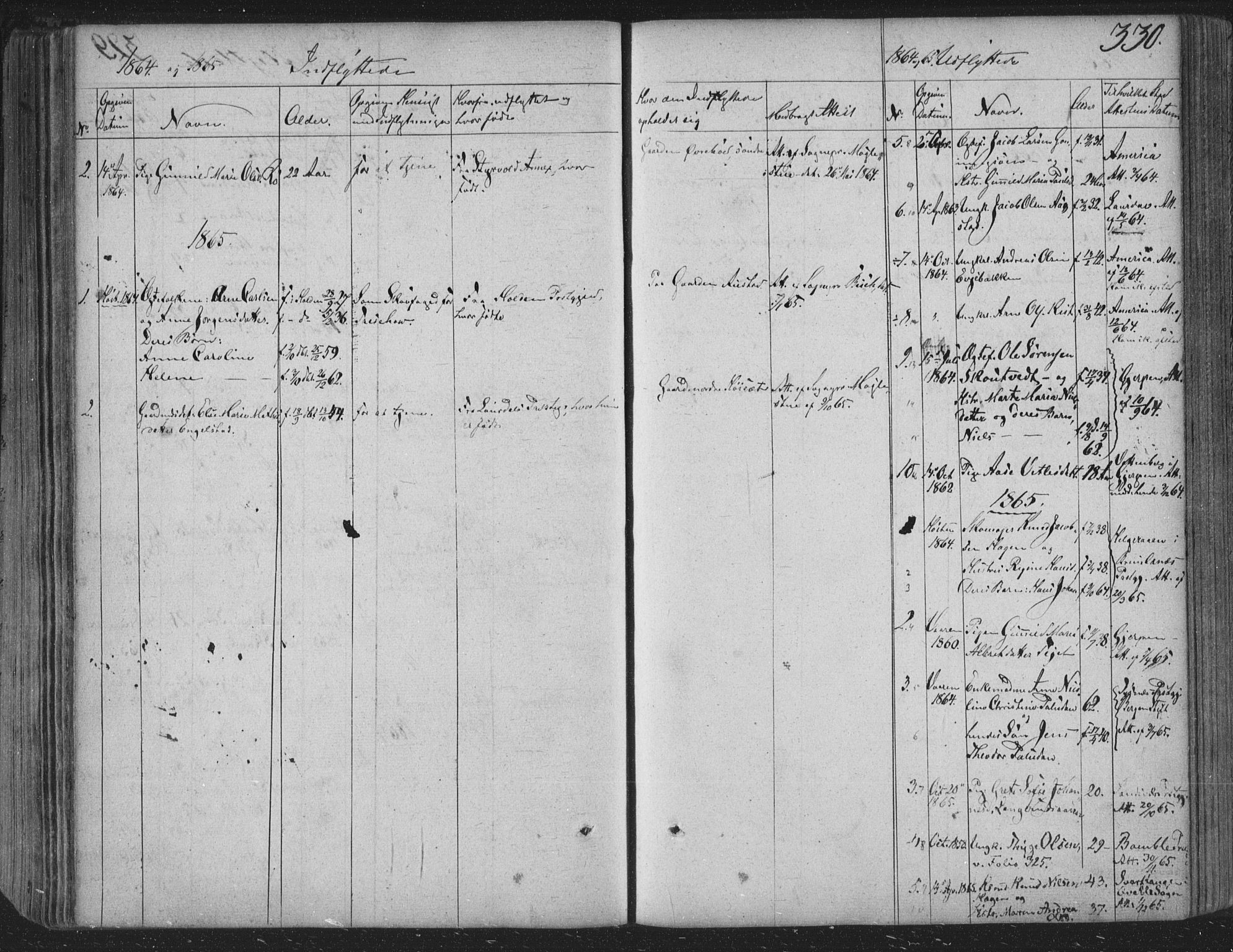 Siljan kirkebøker, SAKO/A-300/F/Fa/L0001: Parish register (official) no. 1, 1831-1870, p. 330