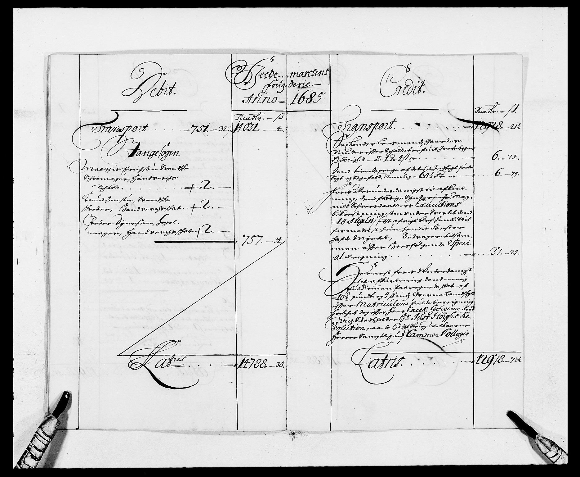 Rentekammeret inntil 1814, Reviderte regnskaper, Fogderegnskap, AV/RA-EA-4092/R16/L1026: Fogderegnskap Hedmark, 1685, p. 11