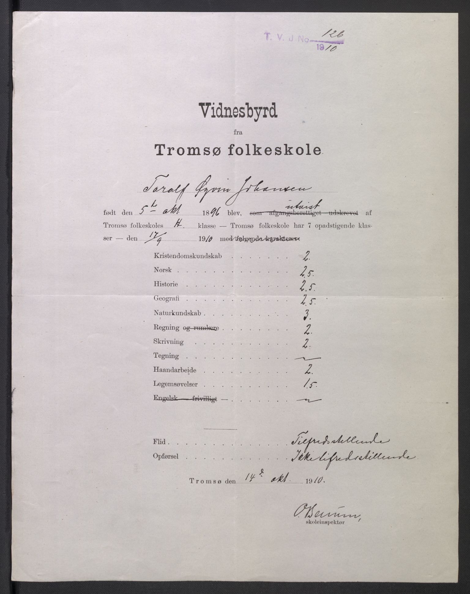 Falstad skolehjem, AV/RA-S-1676/E/Eb/L0010: Elevmapper løpenr. 210-239, 1910-1917, p. 241