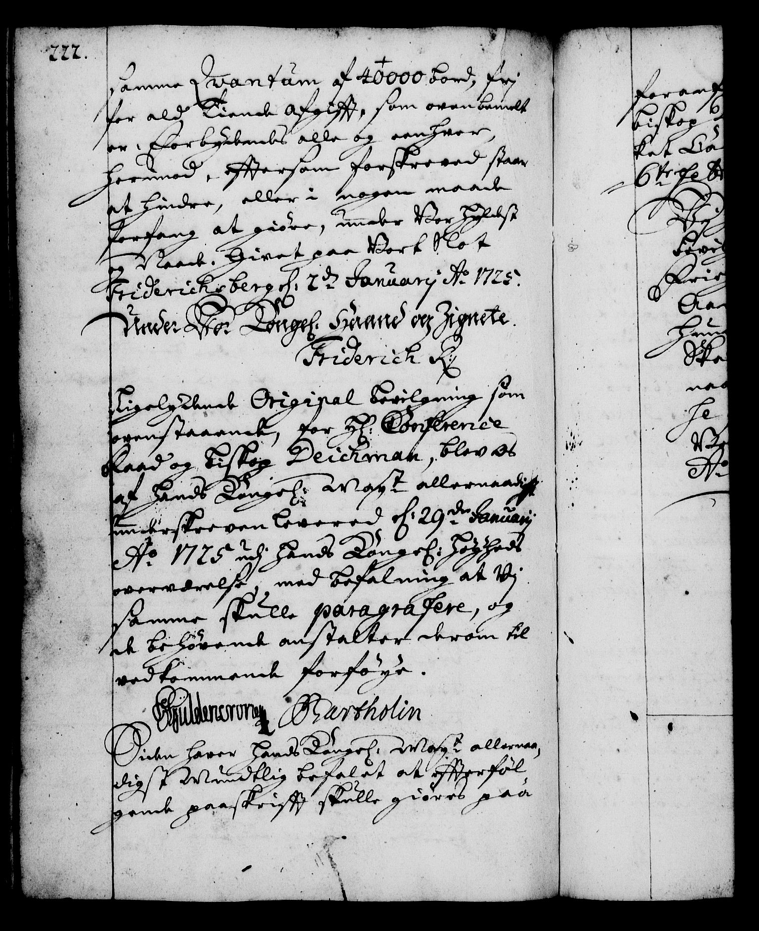 Rentekammeret, Kammerkanselliet, RA/EA-3111/G/Gg/Gga/L0002: Norsk ekspedisjonsprotokoll med register (merket RK 53.2), 1723-1727, p. 222