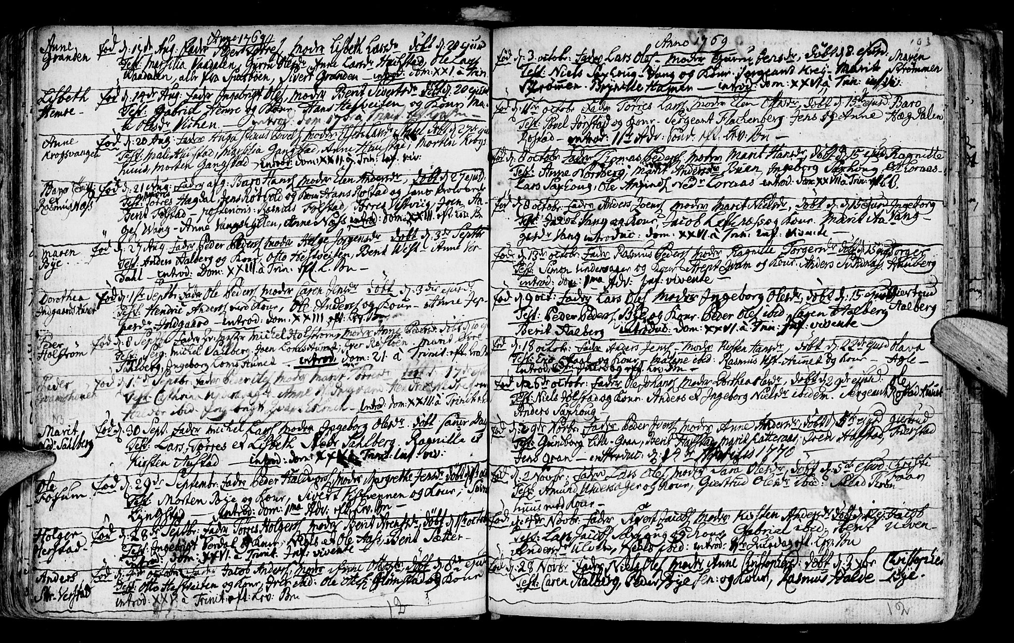 Ministerialprotokoller, klokkerbøker og fødselsregistre - Nord-Trøndelag, SAT/A-1458/730/L0273: Parish register (official) no. 730A02, 1762-1802, p. 103