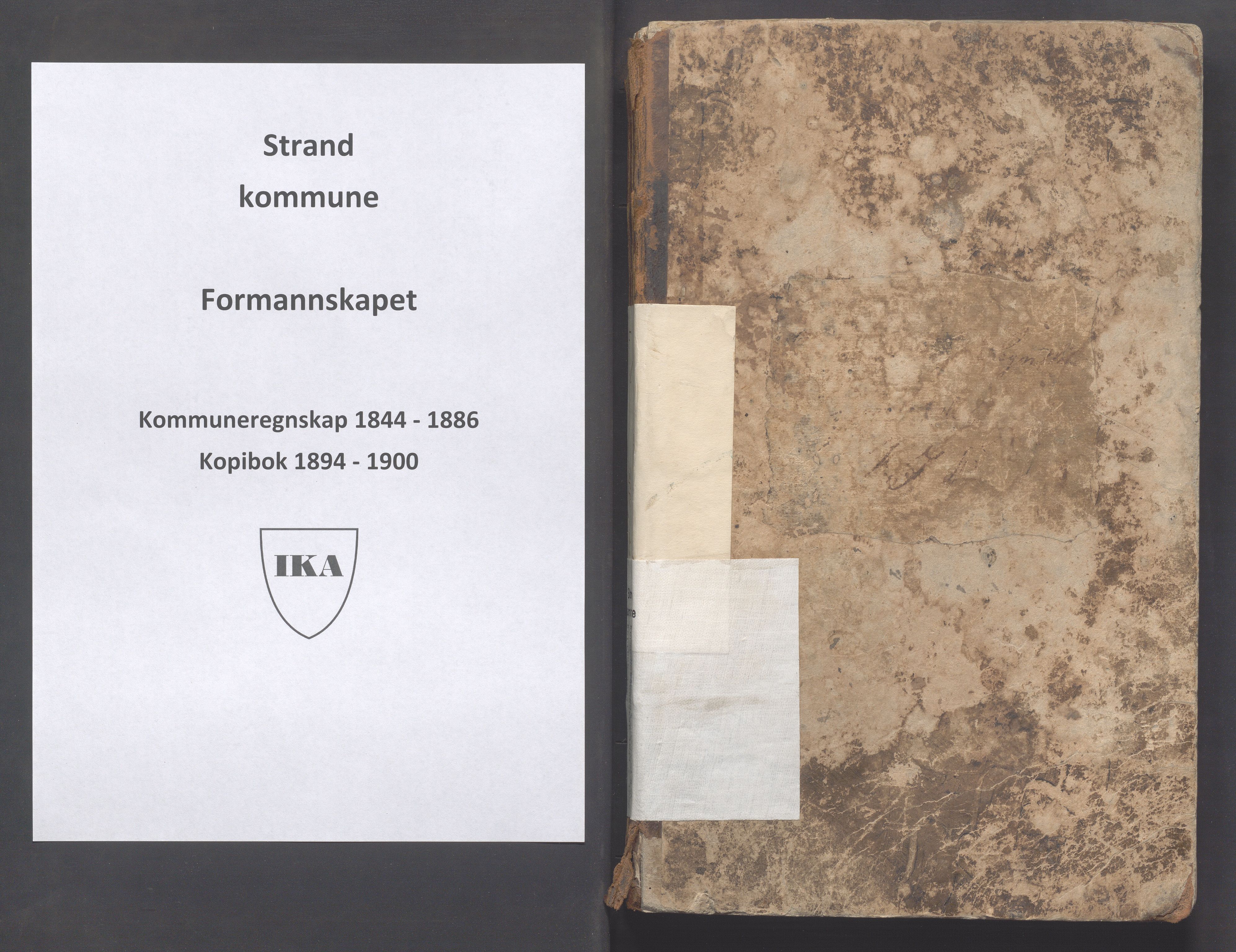 Strand kommune - Formannskapet/Rådmannskontoret, IKAR/A-104/B/L0002: Kopibok, 1894-1900