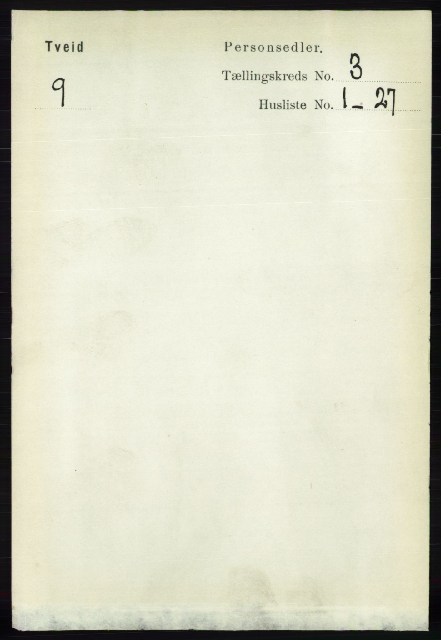 RA, 1891 census for 1013 Tveit, 1891, p. 1180