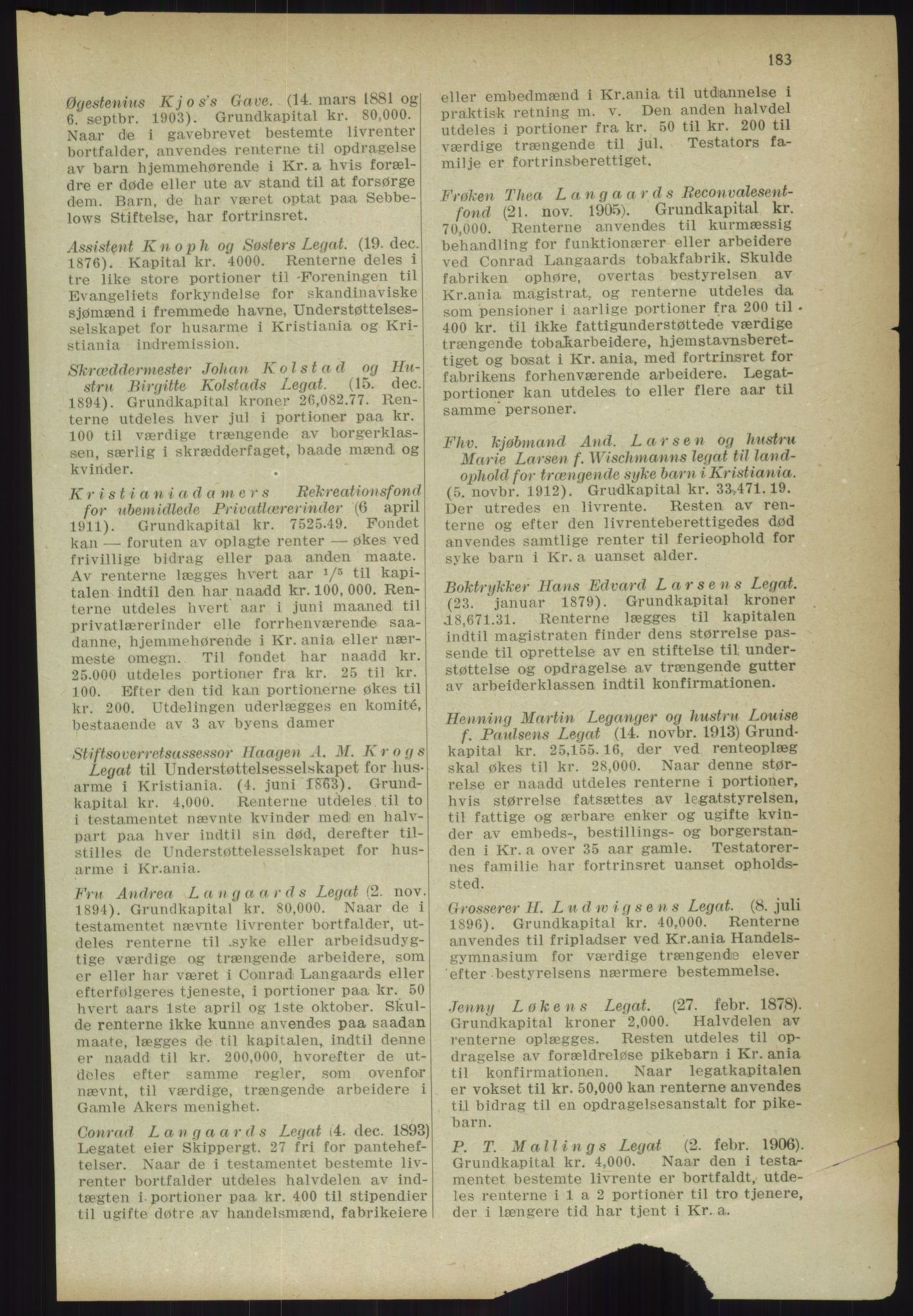 Kristiania/Oslo adressebok, PUBL/-, 1918, p. 196