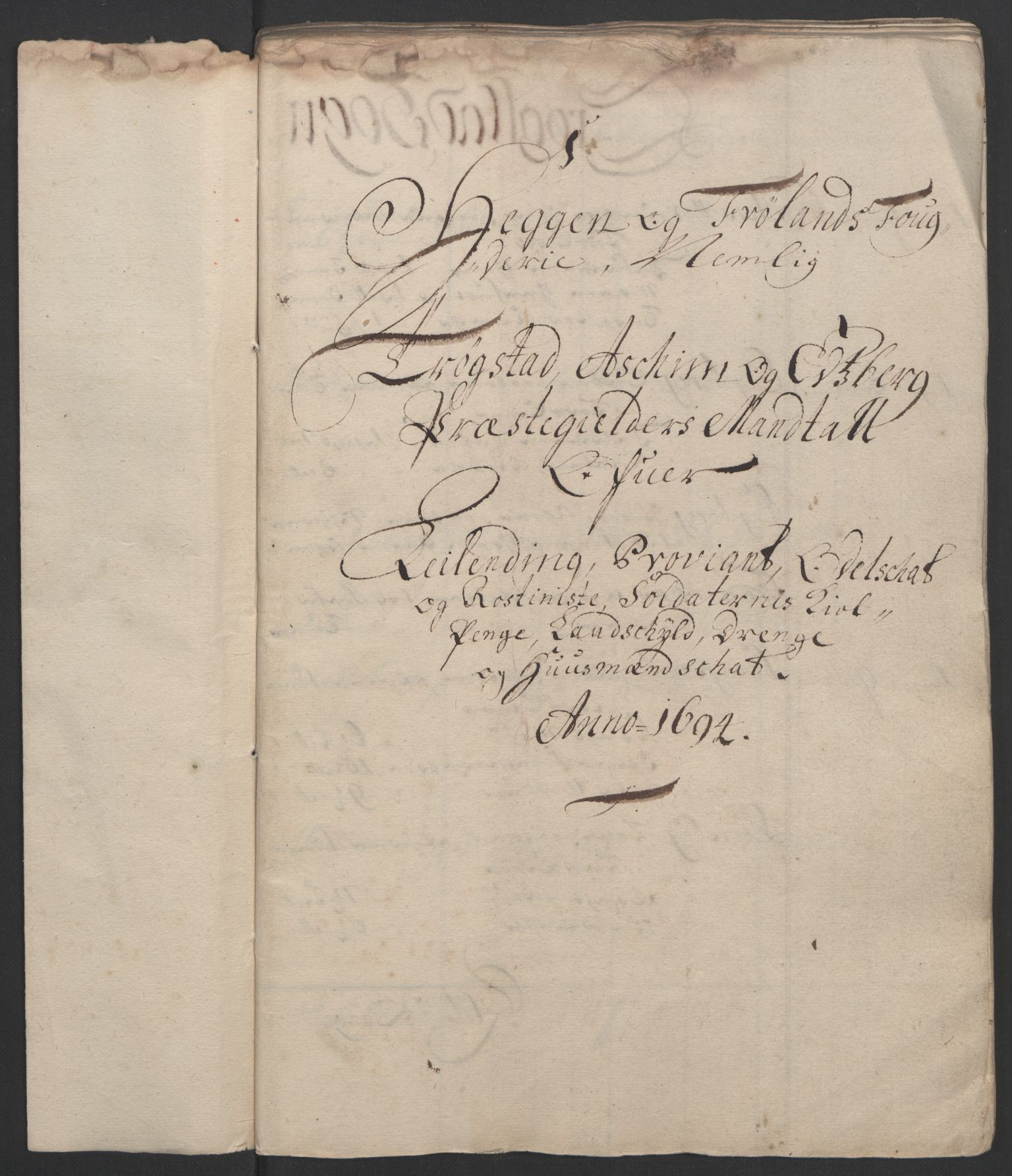 Rentekammeret inntil 1814, Reviderte regnskaper, Fogderegnskap, RA/EA-4092/R07/L0284: Fogderegnskap Rakkestad, Heggen og Frøland, 1694, p. 137