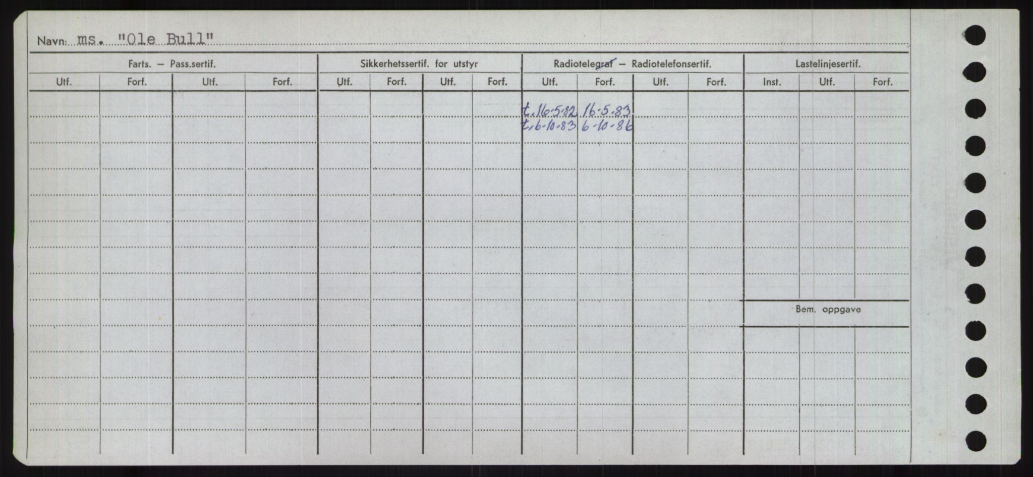 Sjøfartsdirektoratet med forløpere, Skipsmålingen, AV/RA-S-1627/H/Ha/L0004/0002: Fartøy, Mas-R / Fartøy, Odin-R, p. 50