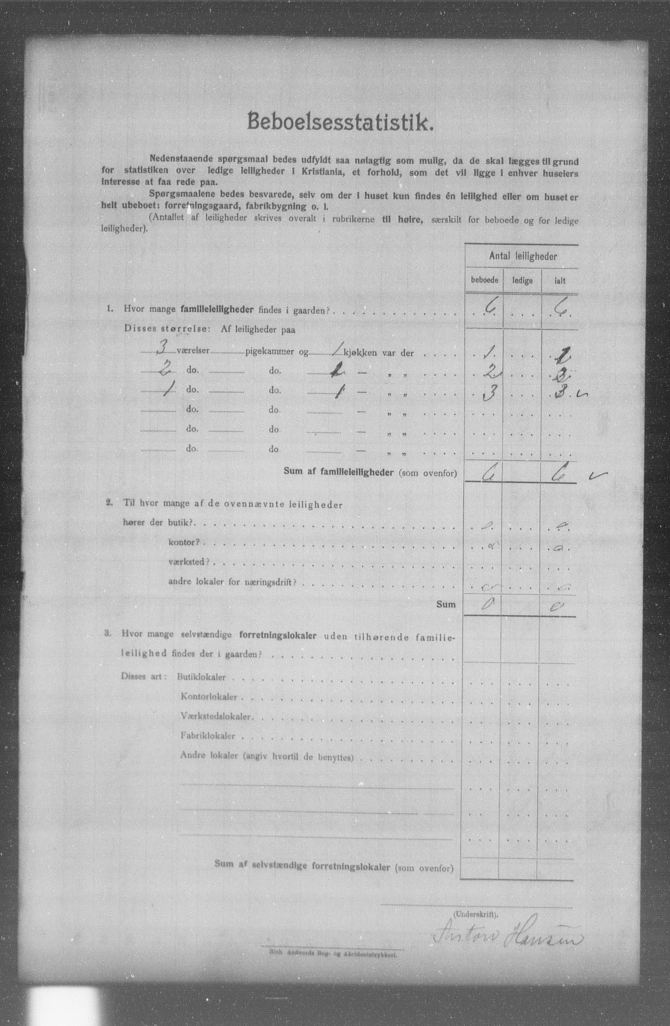 OBA, Municipal Census 1904 for Kristiania, 1904, p. 10885