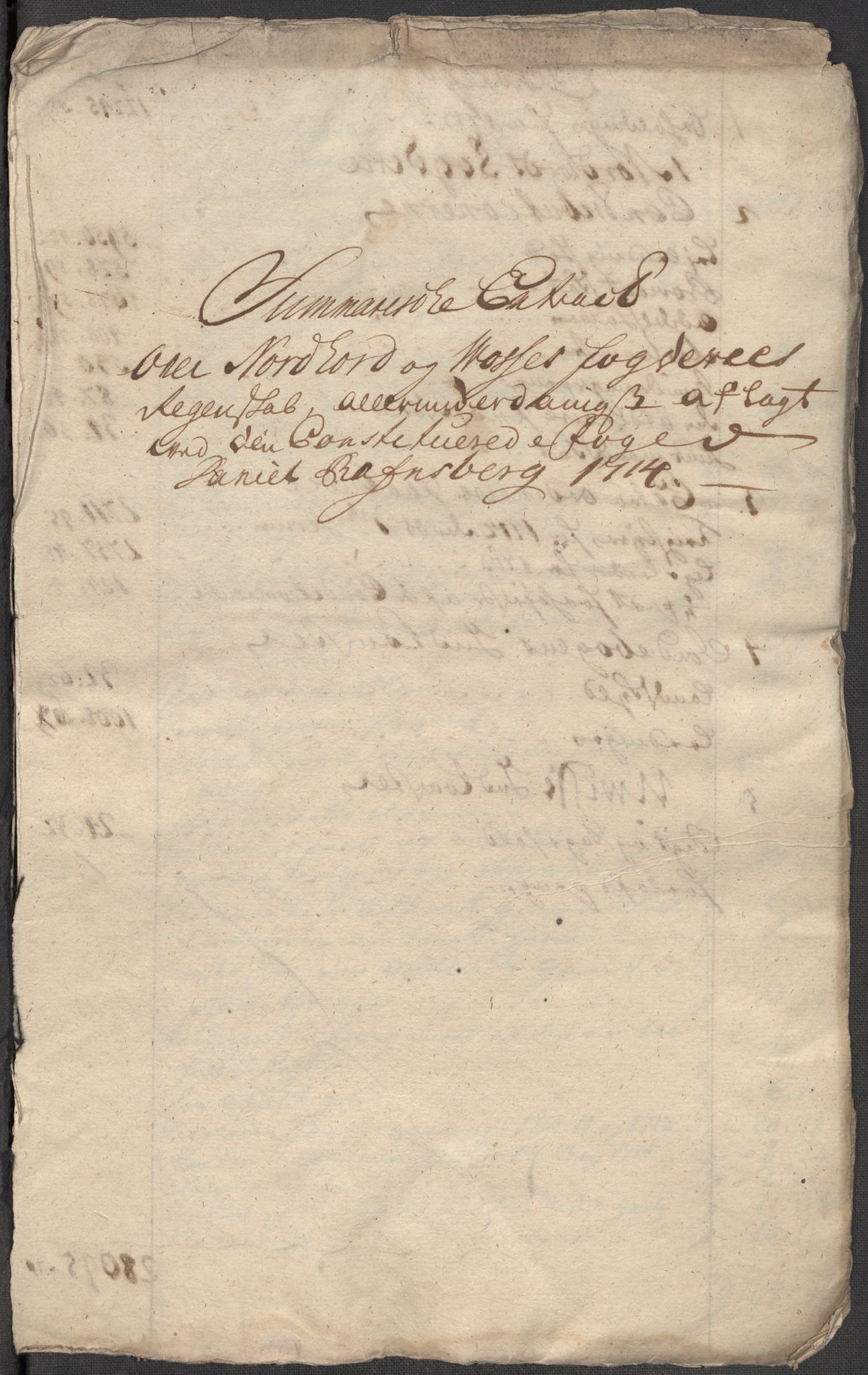 Rentekammeret inntil 1814, Reviderte regnskaper, Fogderegnskap, AV/RA-EA-4092/R51/L3197: Fogderegnskap Nordhordland og Voss, 1714, p. 22