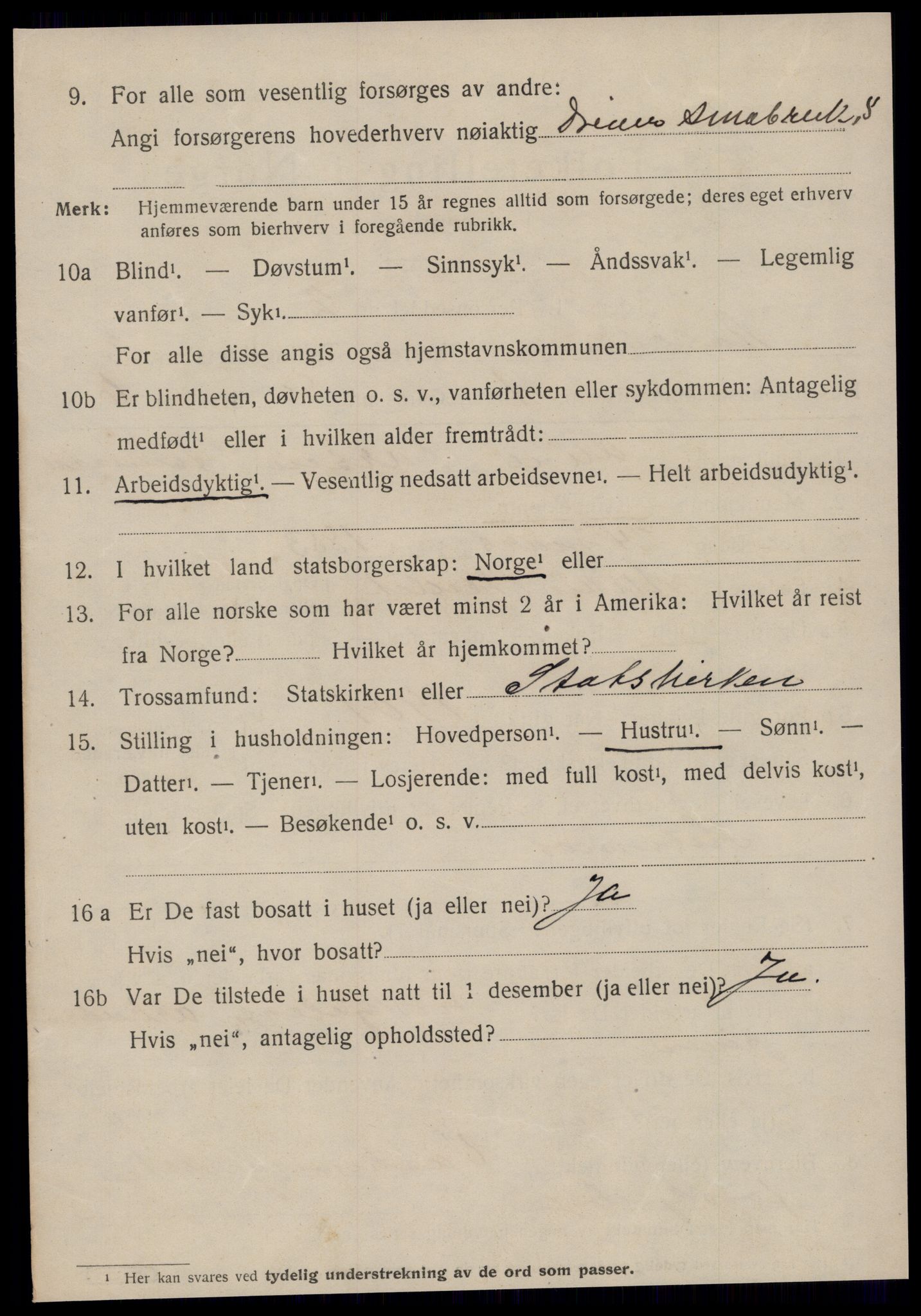 SAT, 1920 census for Åsskard, 1920, p. 1570