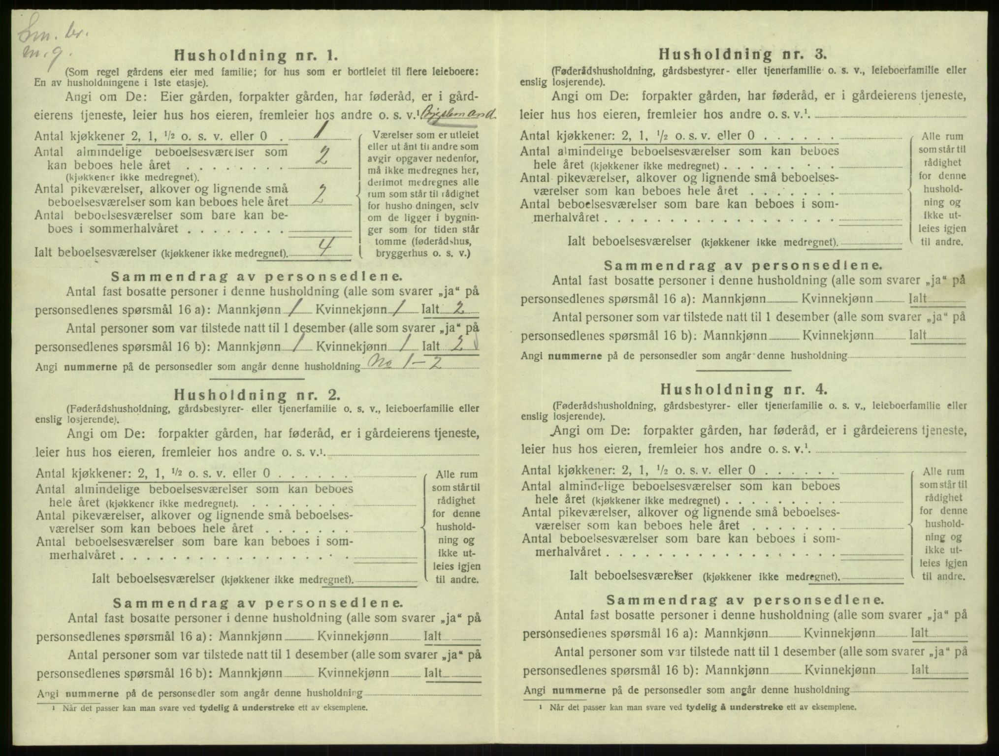 SAB, 1920 census for Masfjorden, 1920, p. 634