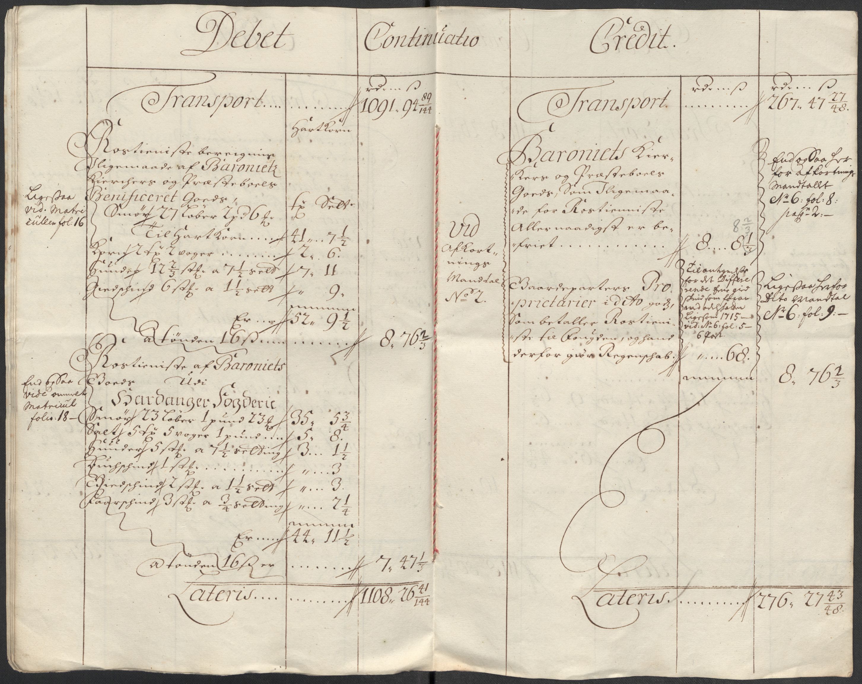 Rentekammeret inntil 1814, Reviderte regnskaper, Fogderegnskap, RA/EA-4092/R49/L3139: Fogderegnskap Rosendal Baroni, 1715-1717, p. 113