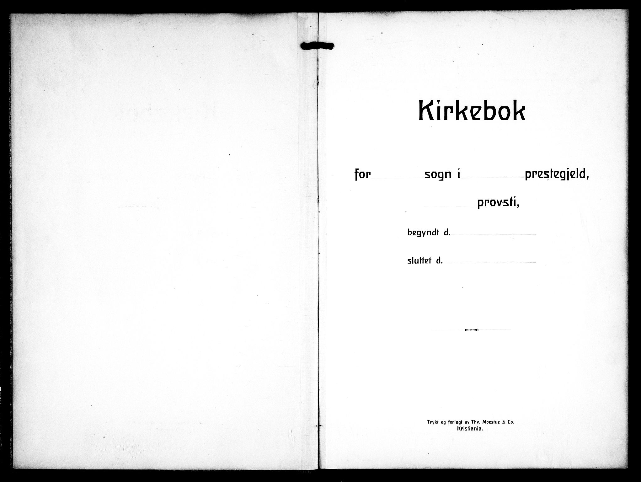 Trefoldighet prestekontor Kirkebøker, AV/SAO-A-10882/F/Fc/L0006: Parish register (official) no. III 6, 1908-1914