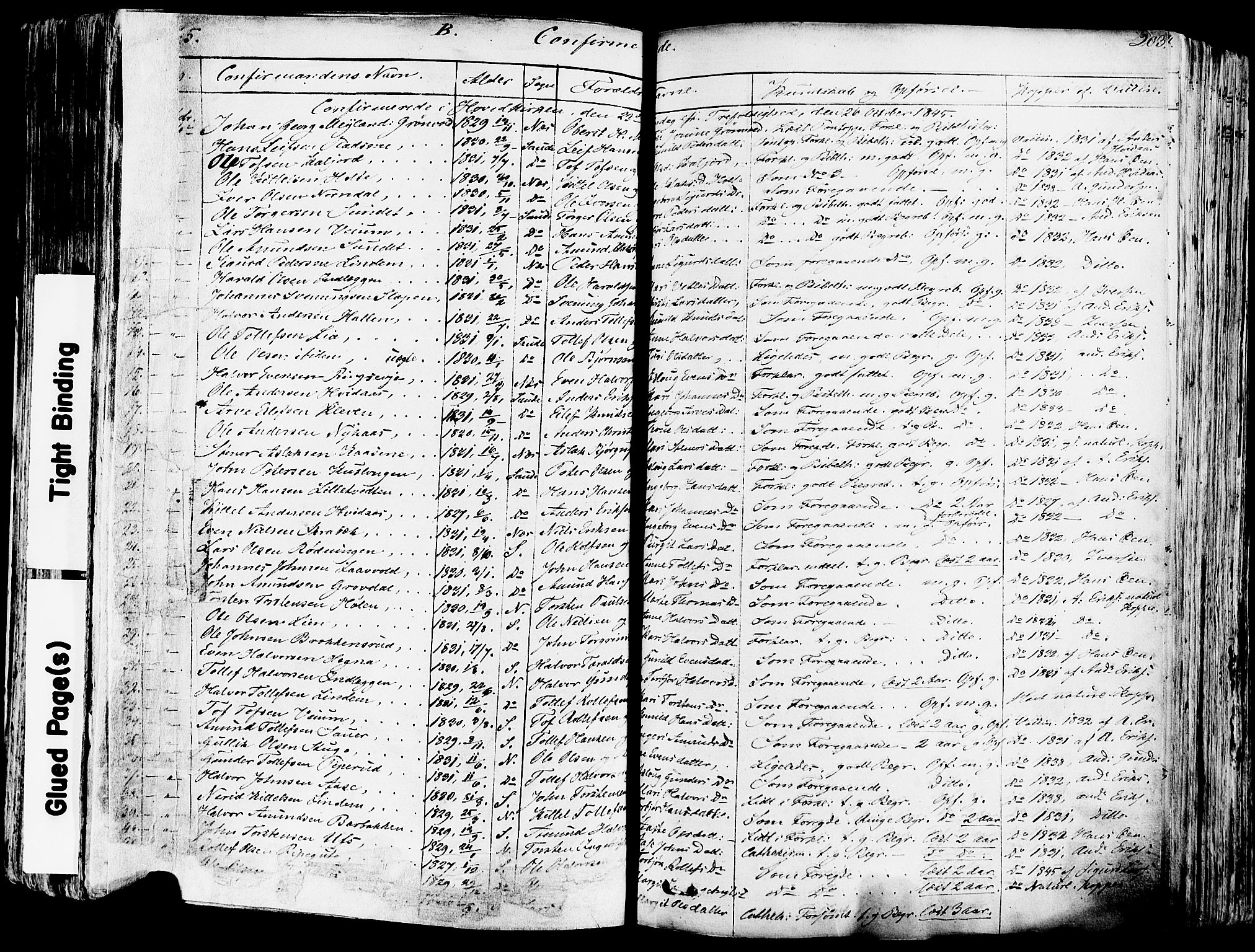 Sauherad kirkebøker, SAKO/A-298/F/Fa/L0006: Parish register (official) no. I 6, 1827-1850, p. 203