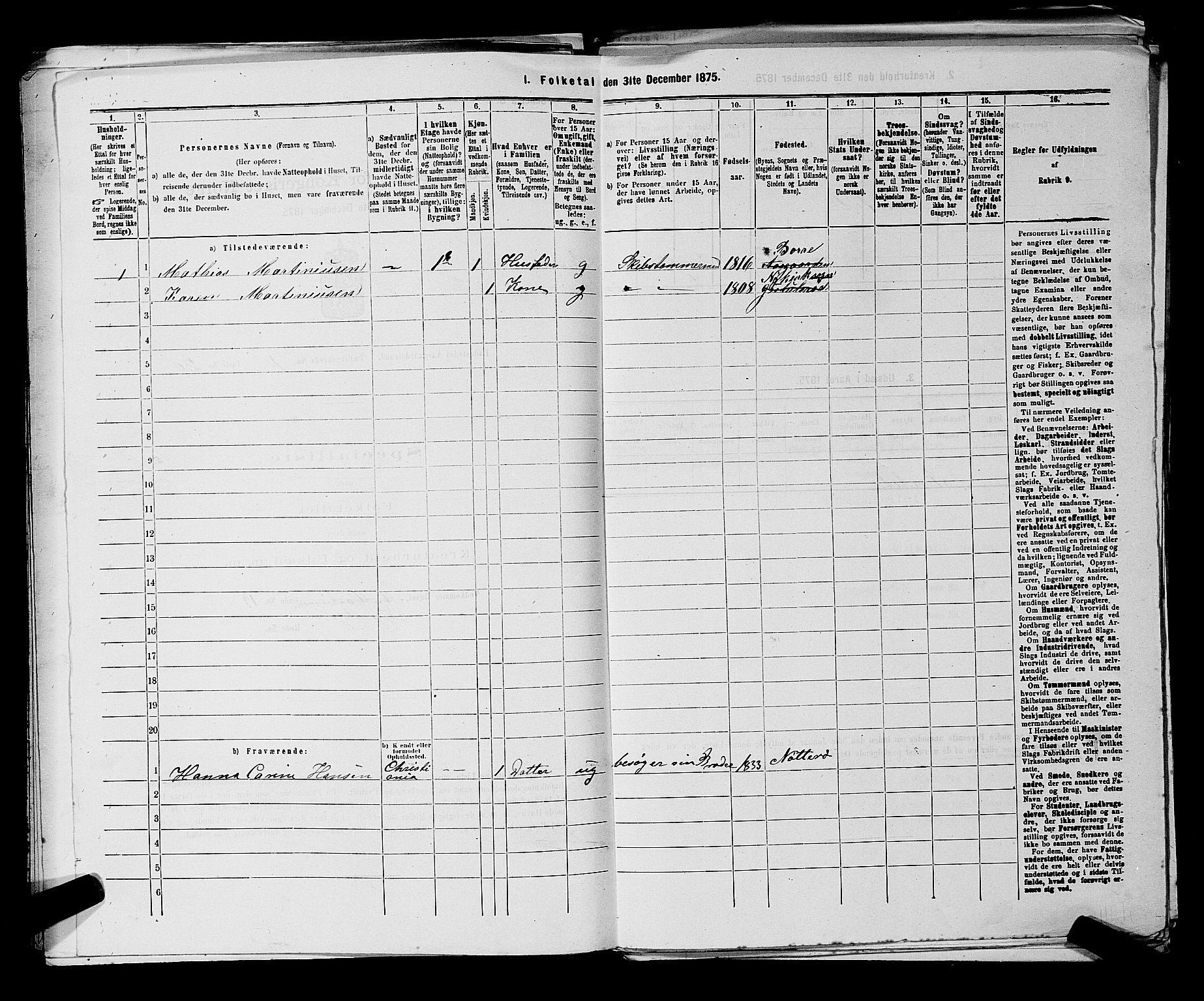 SAKO, 1875 census for 0704B Borre/Åsgårdstrand, 1875, p. 48