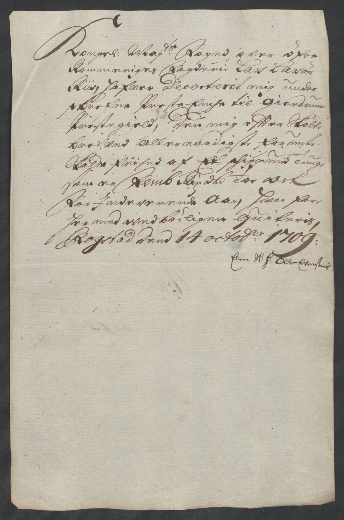 Rentekammeret inntil 1814, Reviderte regnskaper, Fogderegnskap, AV/RA-EA-4092/R12/L0719: Fogderegnskap Øvre Romerike, 1708-1709, p. 374