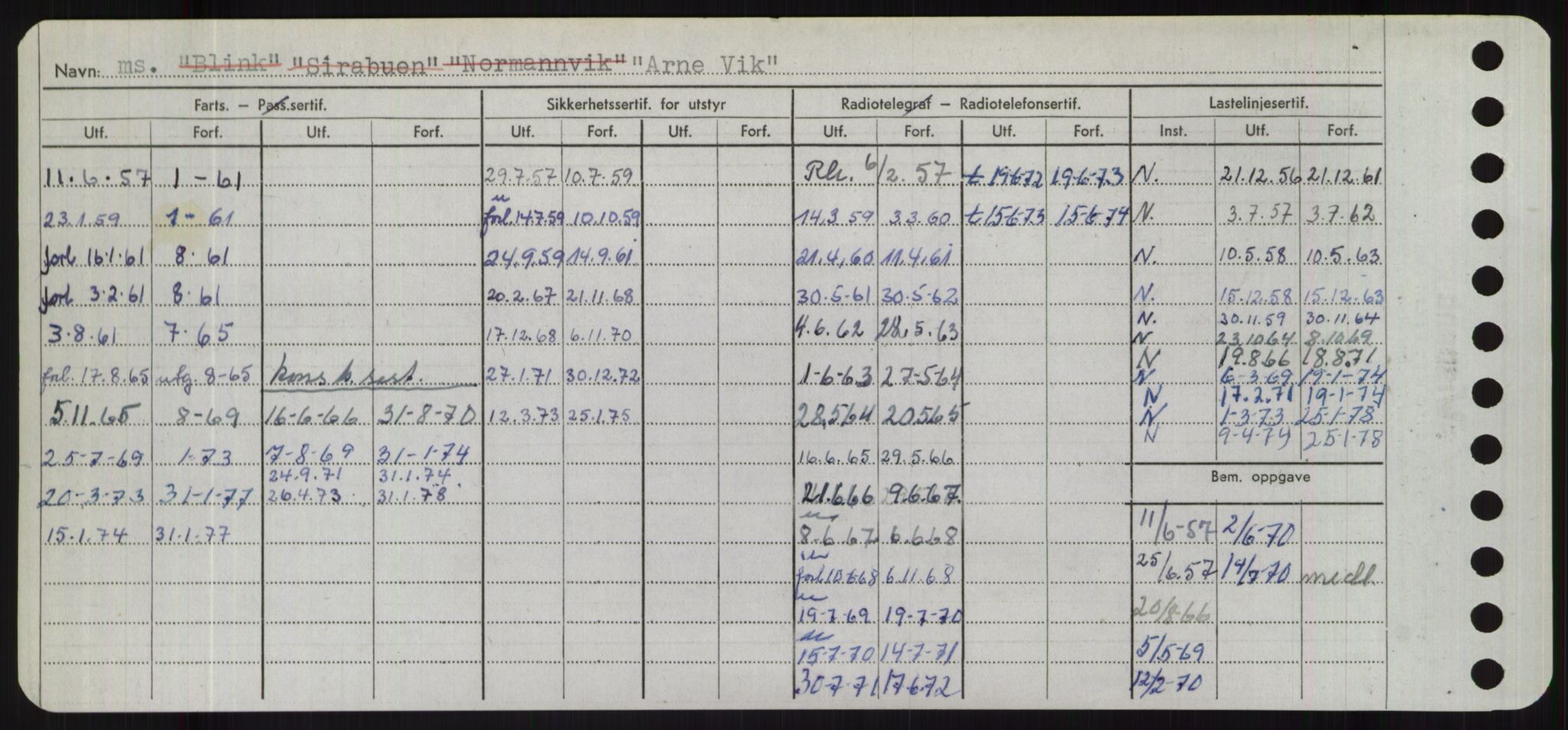 Sjøfartsdirektoratet med forløpere, Skipsmålingen, AV/RA-S-1627/H/Hd/L0002: Fartøy, Apa-Axe, p. 158