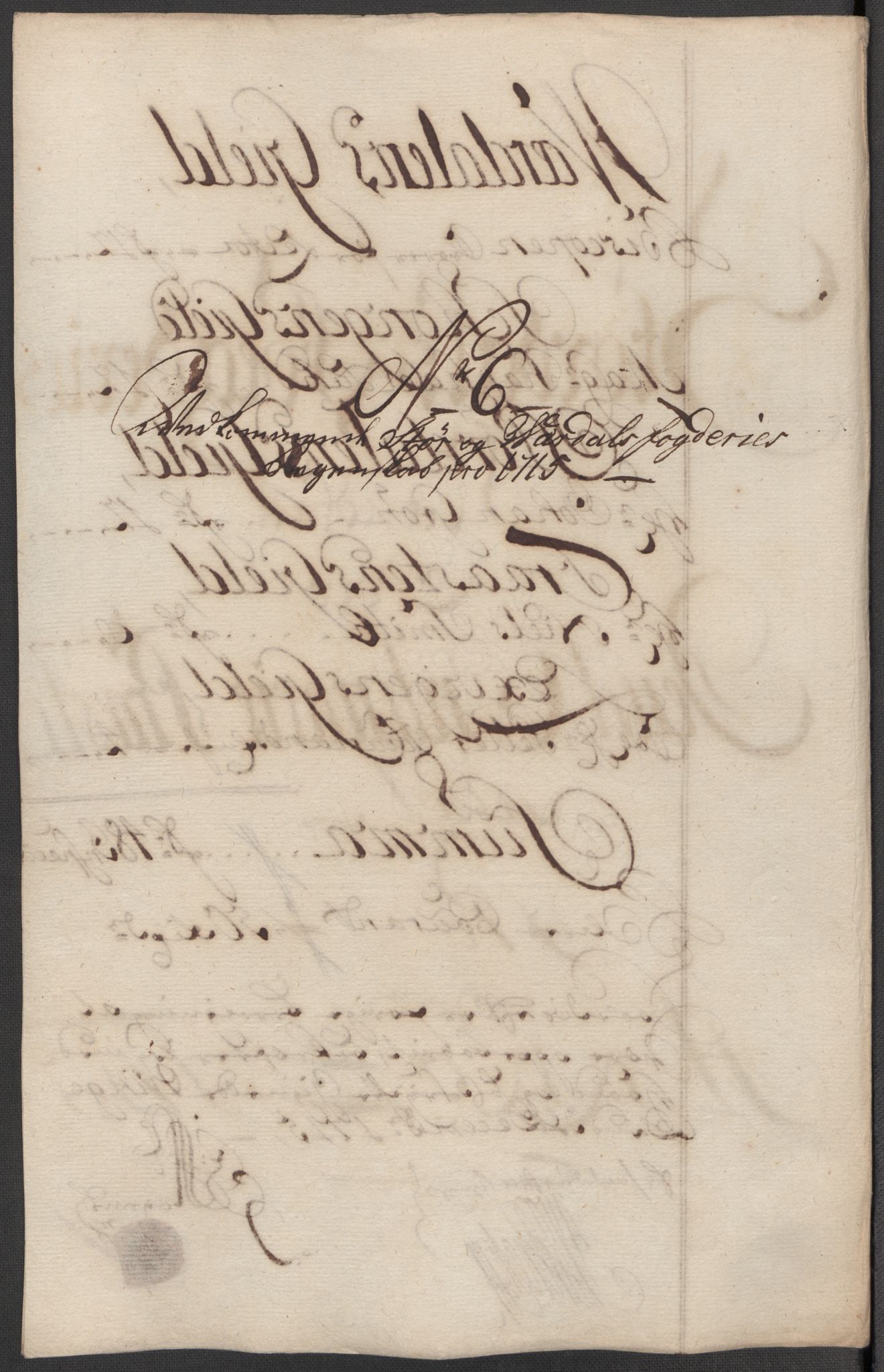Rentekammeret inntil 1814, Reviderte regnskaper, Fogderegnskap, AV/RA-EA-4092/R62/L4205: Fogderegnskap Stjørdal og Verdal, 1715, p. 117