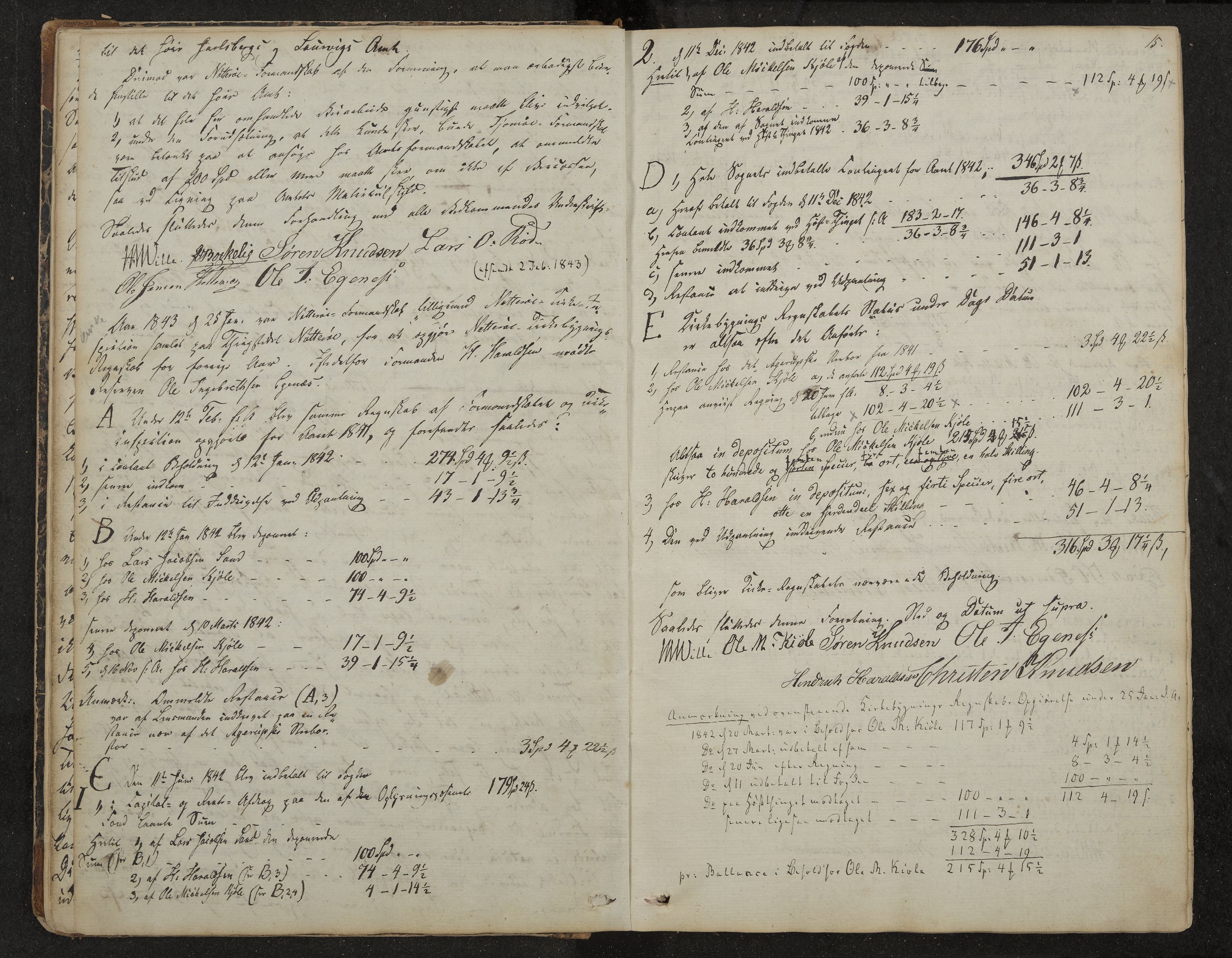Nøtterøy formannskap og sentraladministrasjon, IKAK/0722021-1/A/Aa/L0001: Møtebok, 1837-1862, p. 15