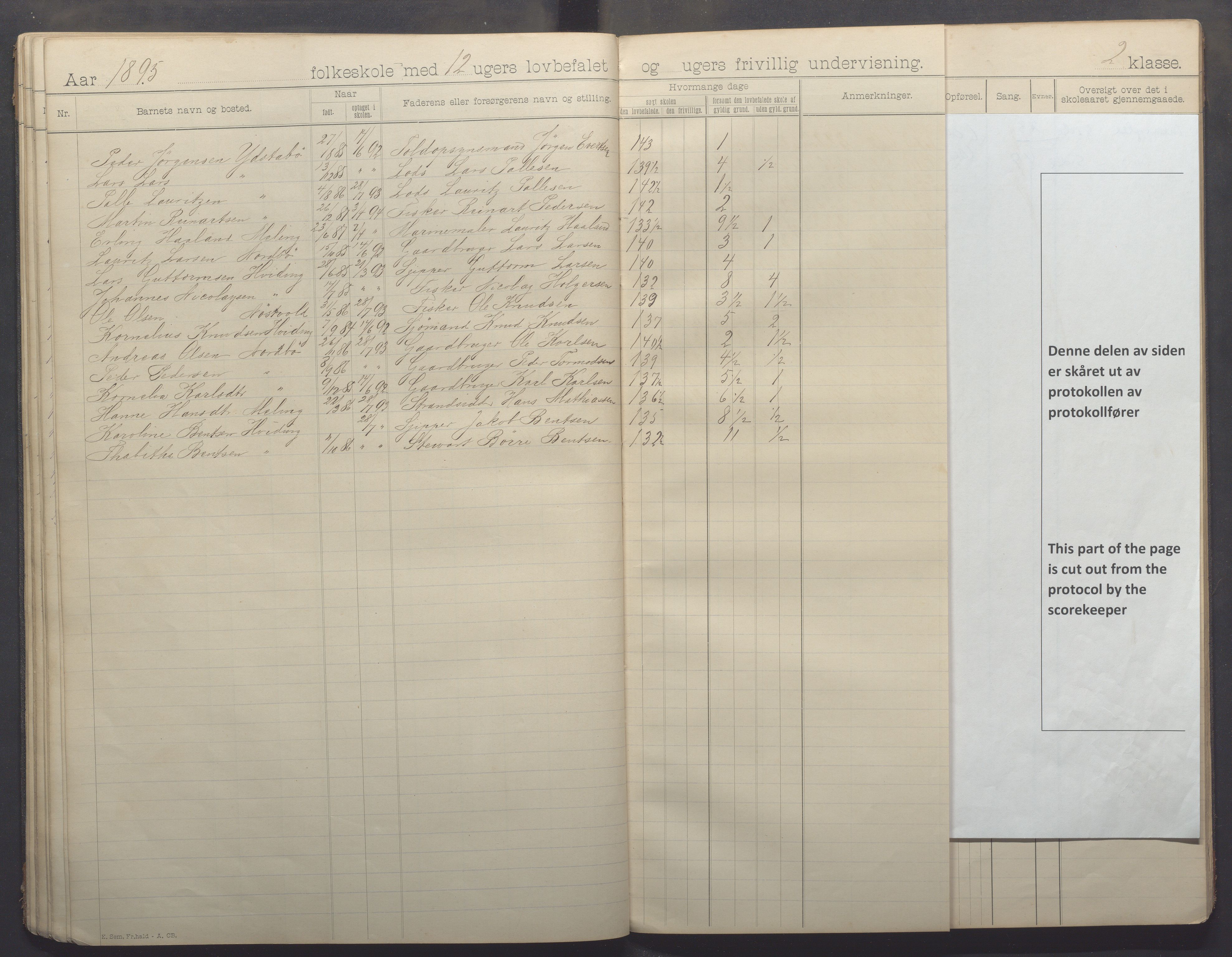 Kvitsøy kommune - Skolestyret, IKAR/K-100574/H/L0001: Skoleprotokoll, 1892-1896, p. 31