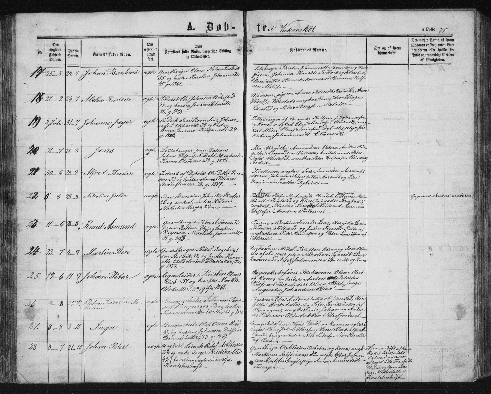 Ministerialprotokoller, klokkerbøker og fødselsregistre - Nordland, AV/SAT-A-1459/810/L0158: Parish register (copy) no. 810C02 /1, 1863-1883, p. 75