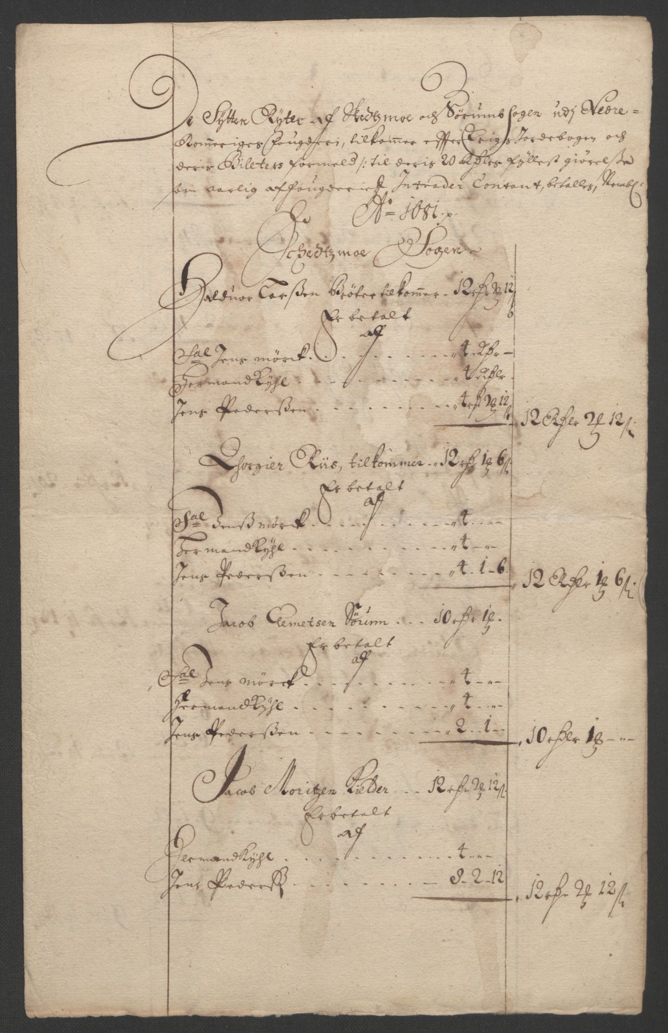 Rentekammeret inntil 1814, Reviderte regnskaper, Fogderegnskap, AV/RA-EA-4092/R11/L0576: Fogderegnskap Nedre Romerike, 1682-1691, p. 225