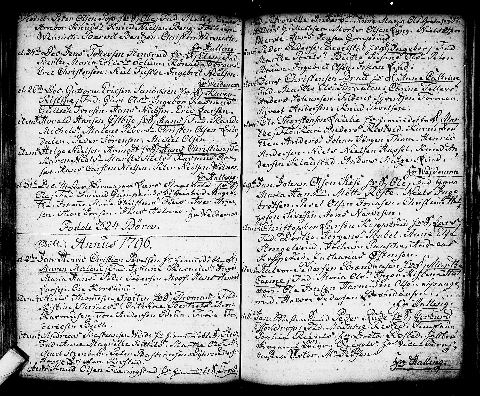 Kongsberg kirkebøker, SAKO/A-22/F/Fa/L0006: Parish register (official) no. I 6, 1783-1797, p. 207