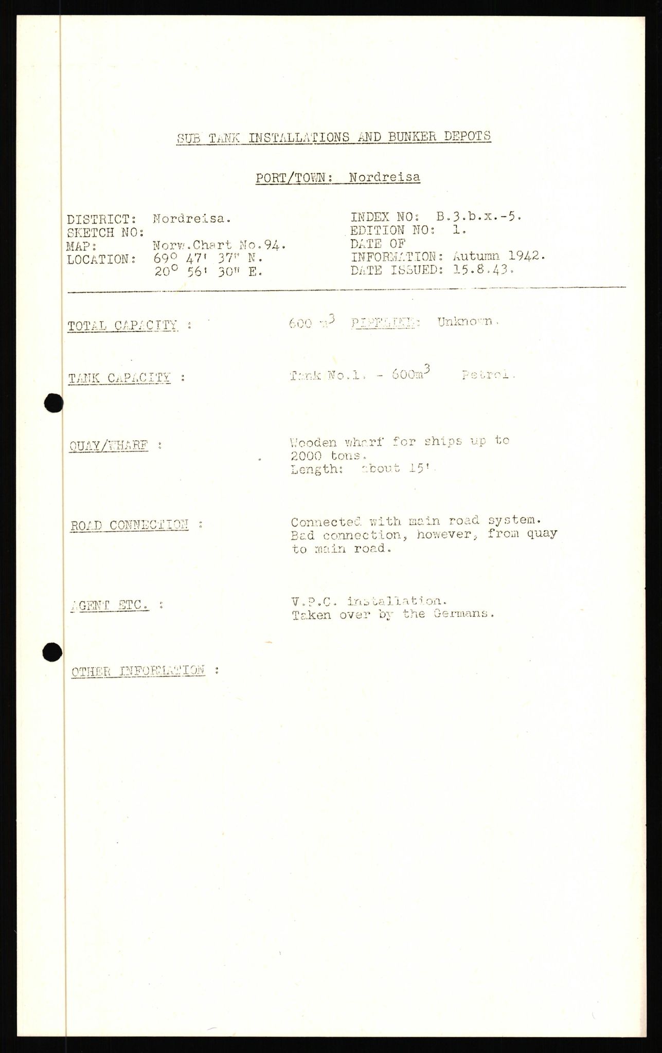 Forsvaret, Forsvarets overkommando II, AV/RA-RAFA-3915/D/Dd/L0022: Troms 2, 1942-1945, p. 455