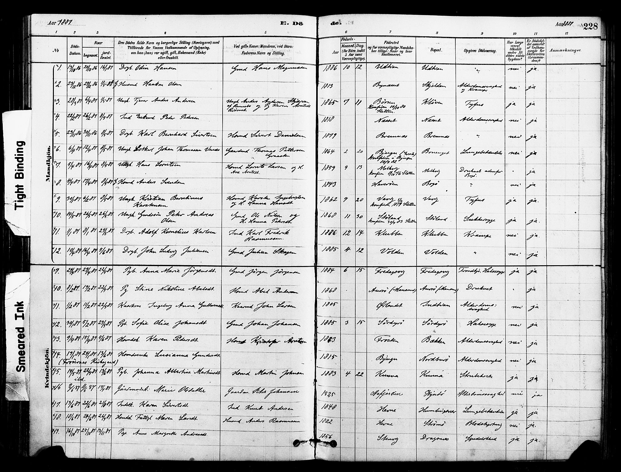 Ministerialprotokoller, klokkerbøker og fødselsregistre - Sør-Trøndelag, SAT/A-1456/640/L0578: Parish register (official) no. 640A03, 1879-1889, p. 228