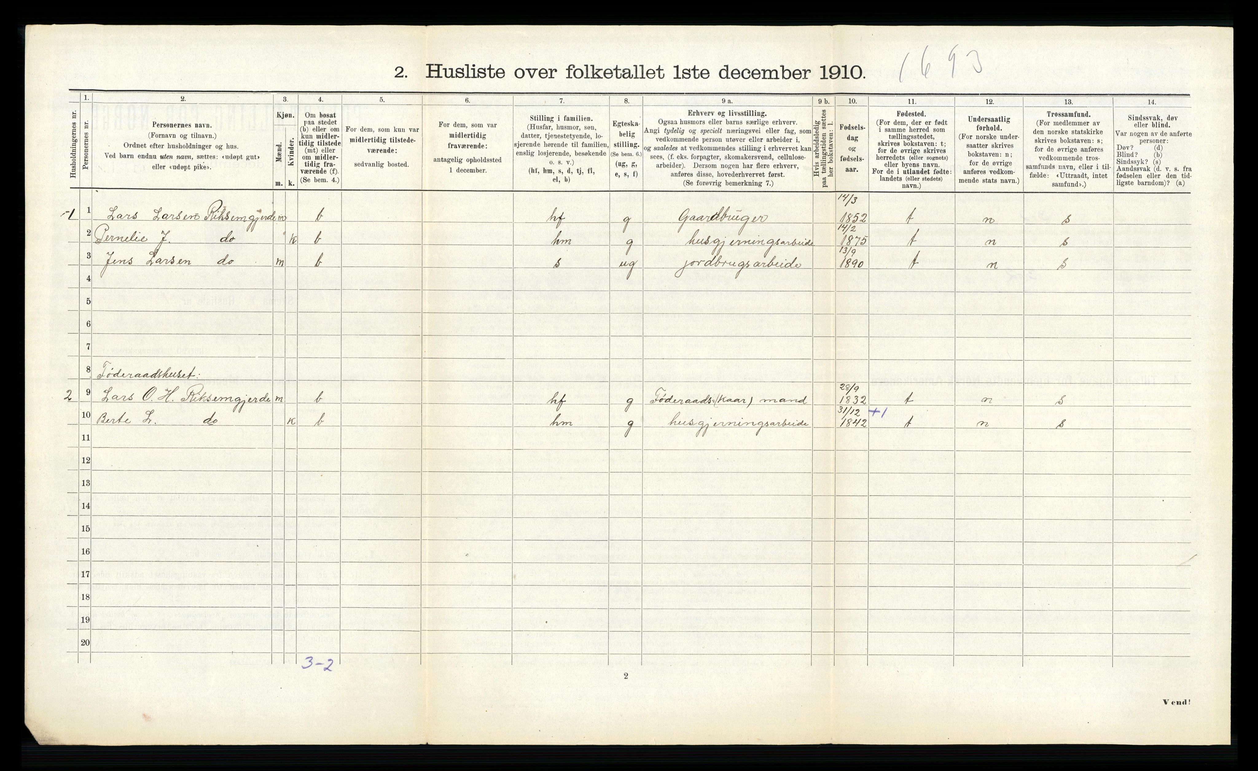 RA, 1910 census for Sykkylven, 1910, p. 640