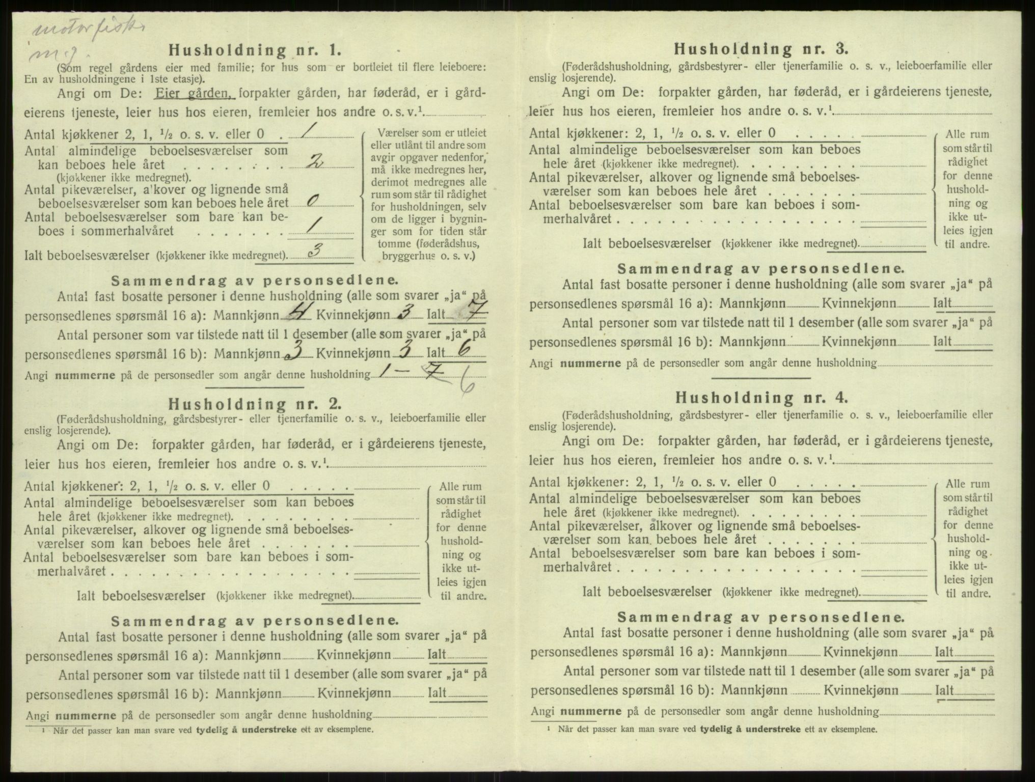 SAB, 1920 census for Herdla, 1920, p. 938