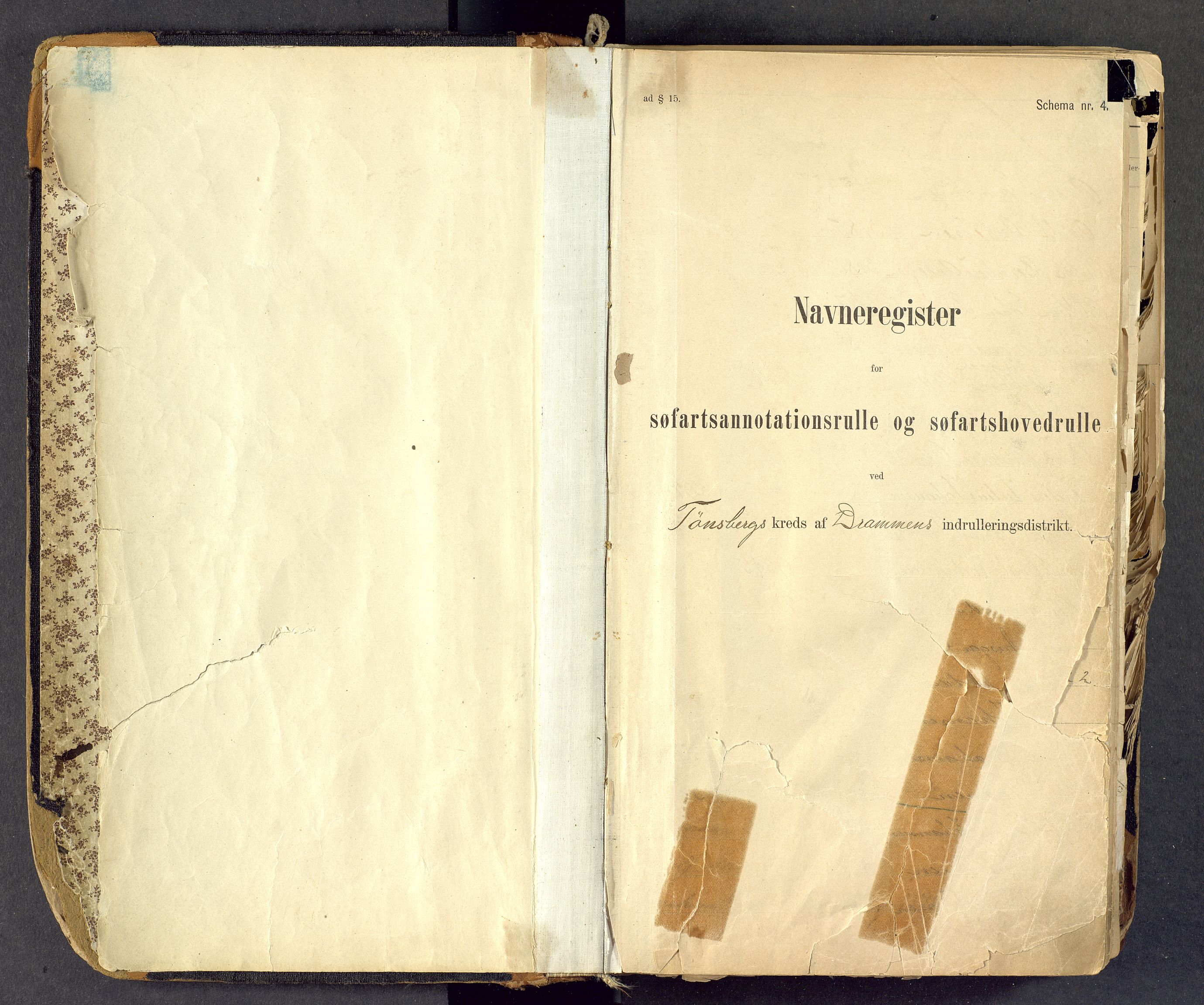 Tønsberg innrulleringskontor, SAKO/A-786/G/Ga/L0002: Register til annotasjons- og hovedrulle, 1907-1933, p. 3