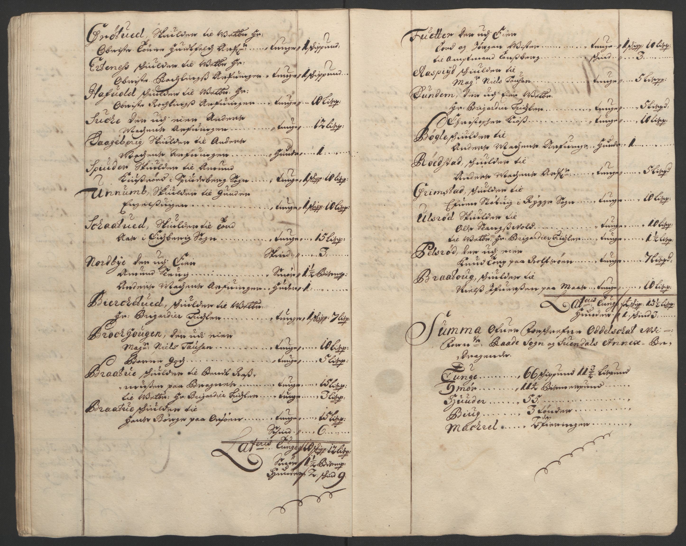 Rentekammeret inntil 1814, Reviderte regnskaper, Fogderegnskap, AV/RA-EA-4092/R03/L0121: Fogderegnskap Onsøy, Tune, Veme og Åbygge fogderi, 1694, p. 181