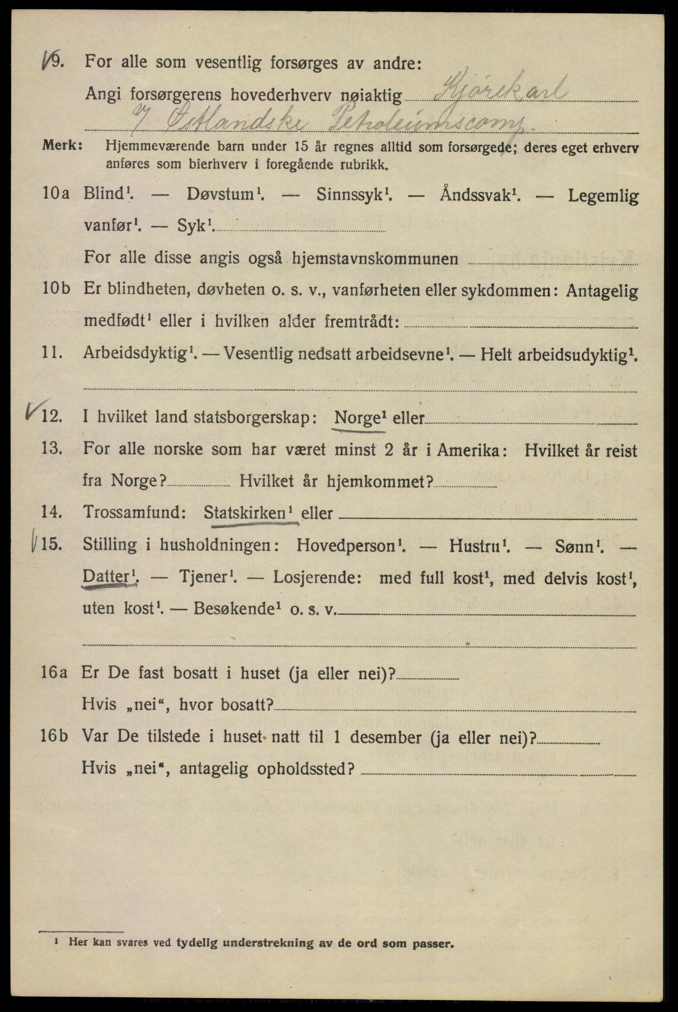 SAO, 1920 census for Kristiania, 1920, p. 657976