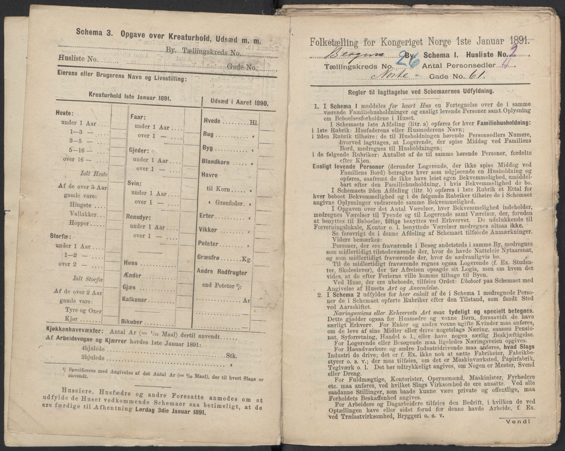 RA, 1891 Census for 1301 Bergen, 1891, p. 4159