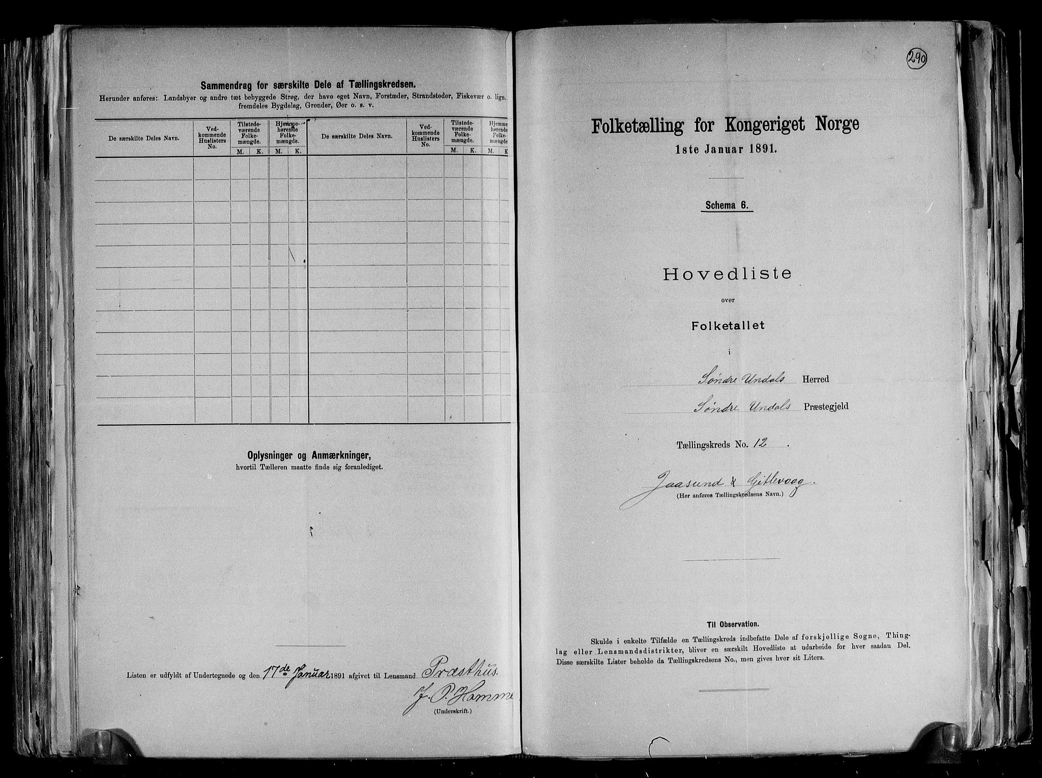 RA, 1891 census for 1029 Sør-Audnedal, 1891, p. 36