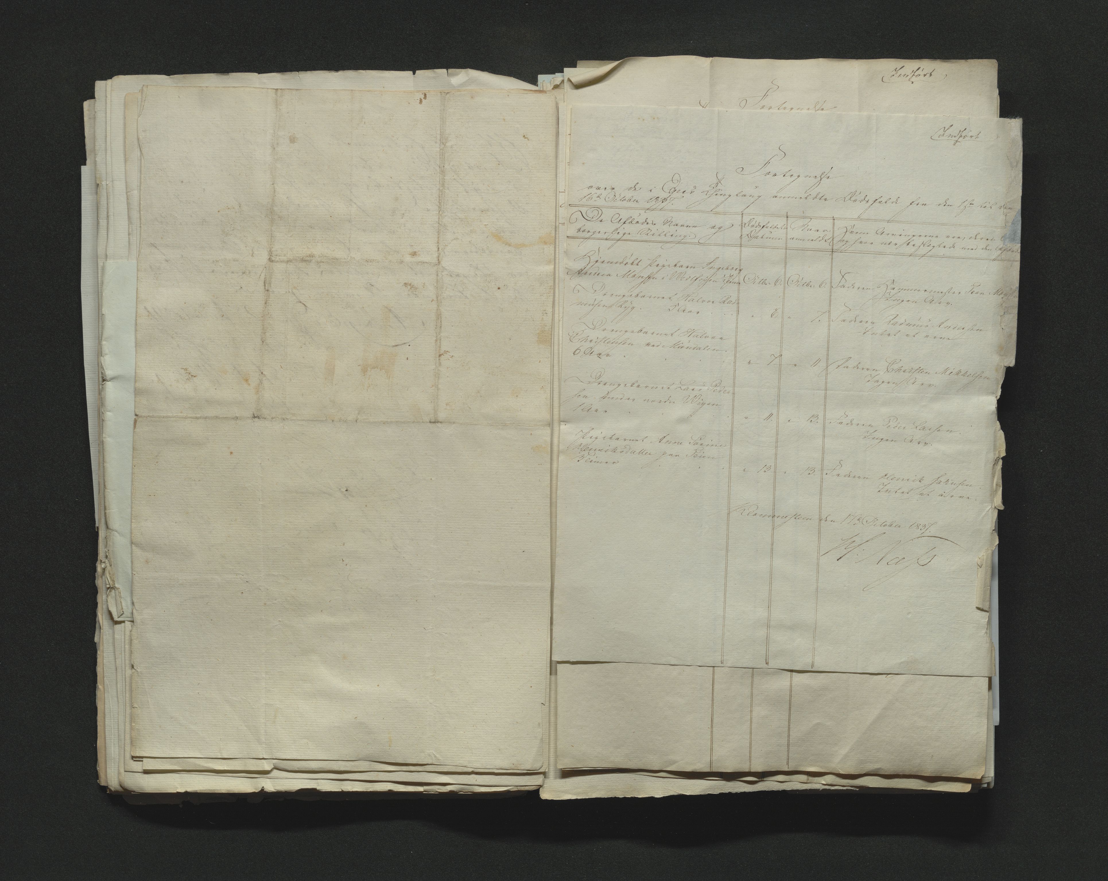Eiker, Modum og Sigdal sorenskriveri, AV/SAKO-A-123/H/Ha/Hab/L0005: Dødsfallsmeldinger, 1837-1840