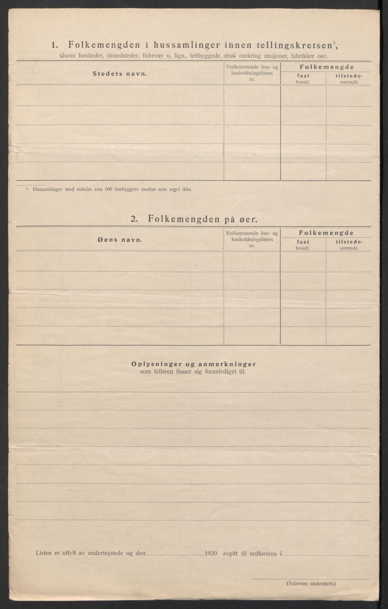 SAH, 1920 census for Alvdal, 1920, p. 43